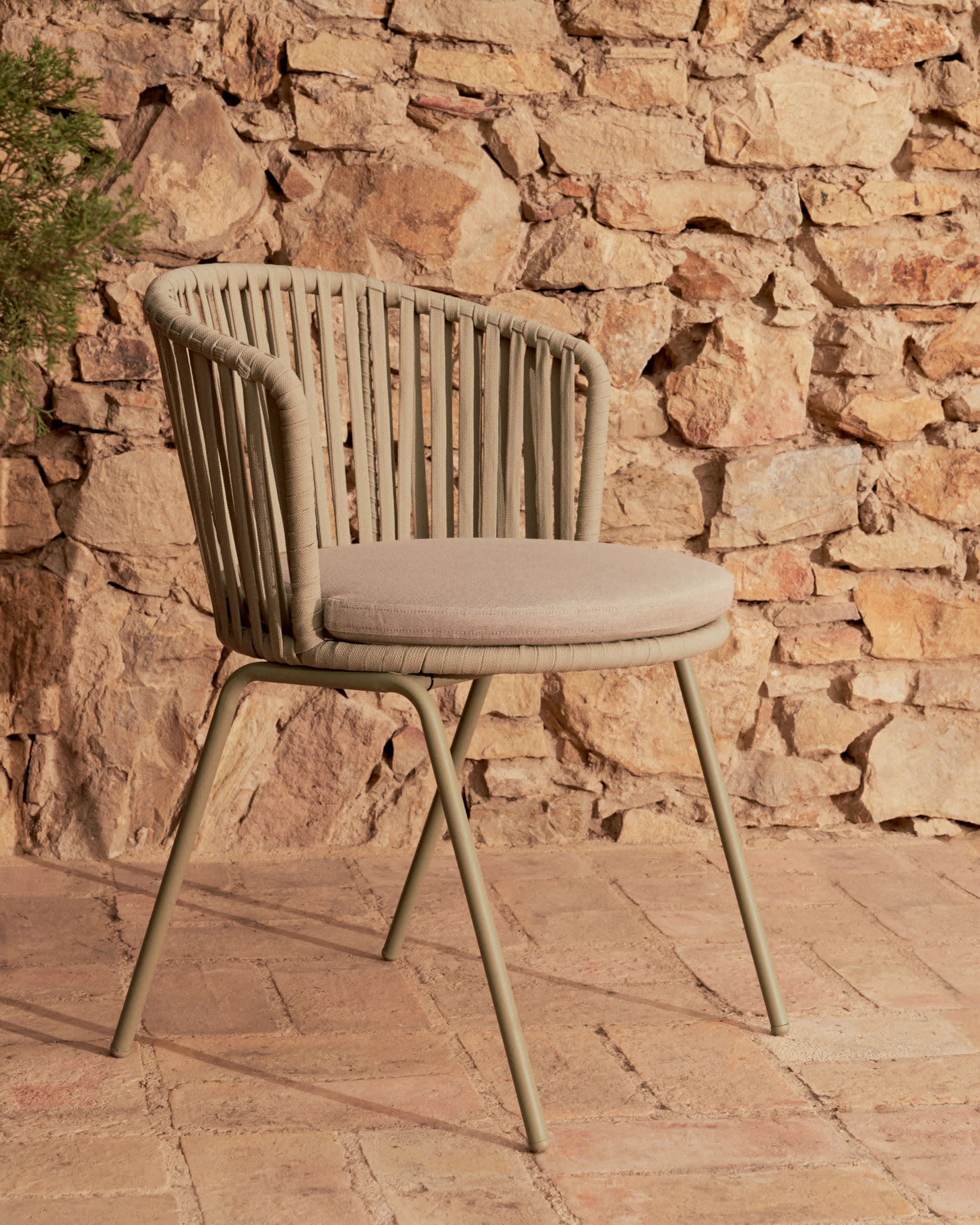 Kave Home Saconca Dining Chair, Beige, Set of 4