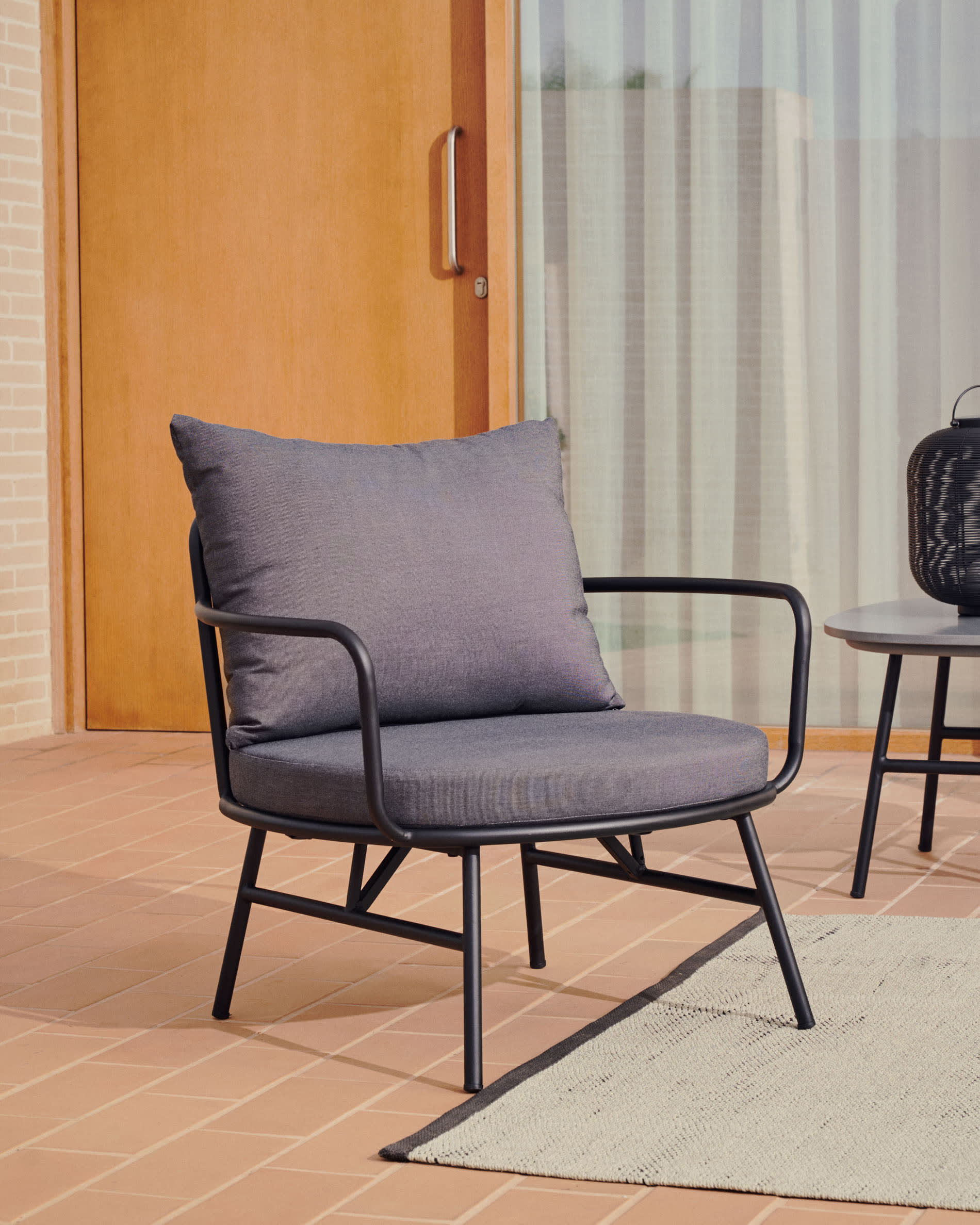Kave Home Bramant Armchair, Black