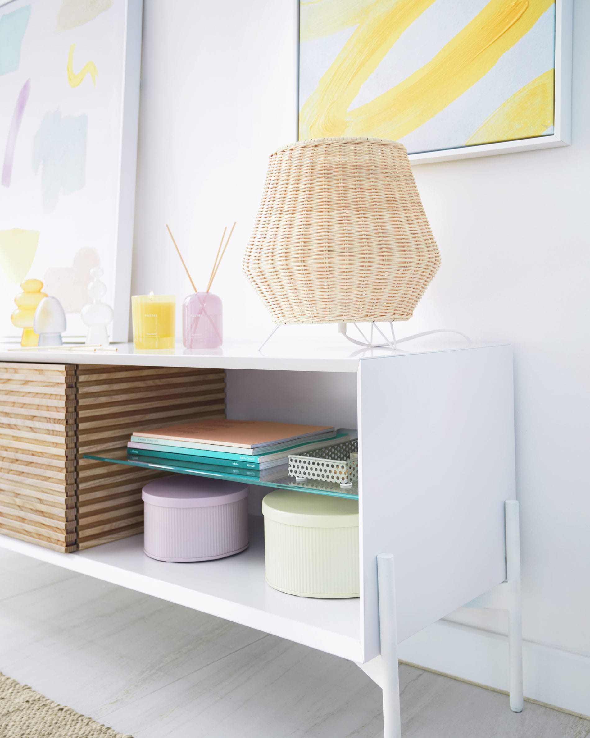 Kave Home Kamaria Rattan Table Lamp