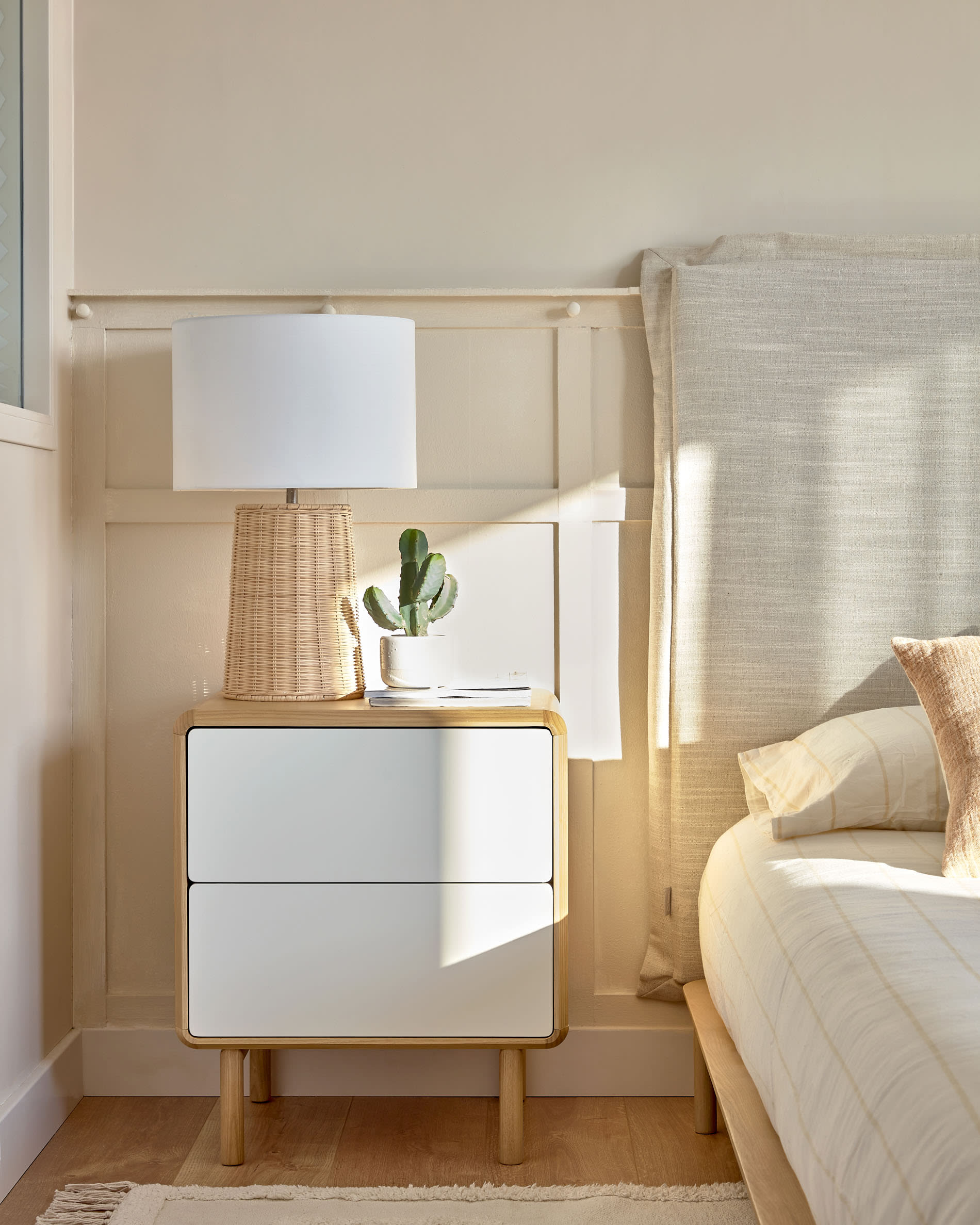 Kave Home Kimjit Table Lamp with Rattan Base