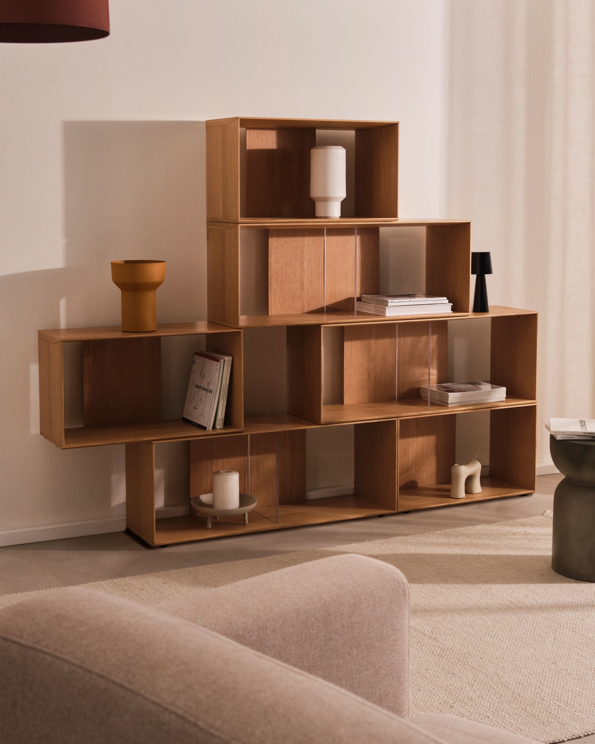 Kave Home Litto Bookshelf, 202x114cm