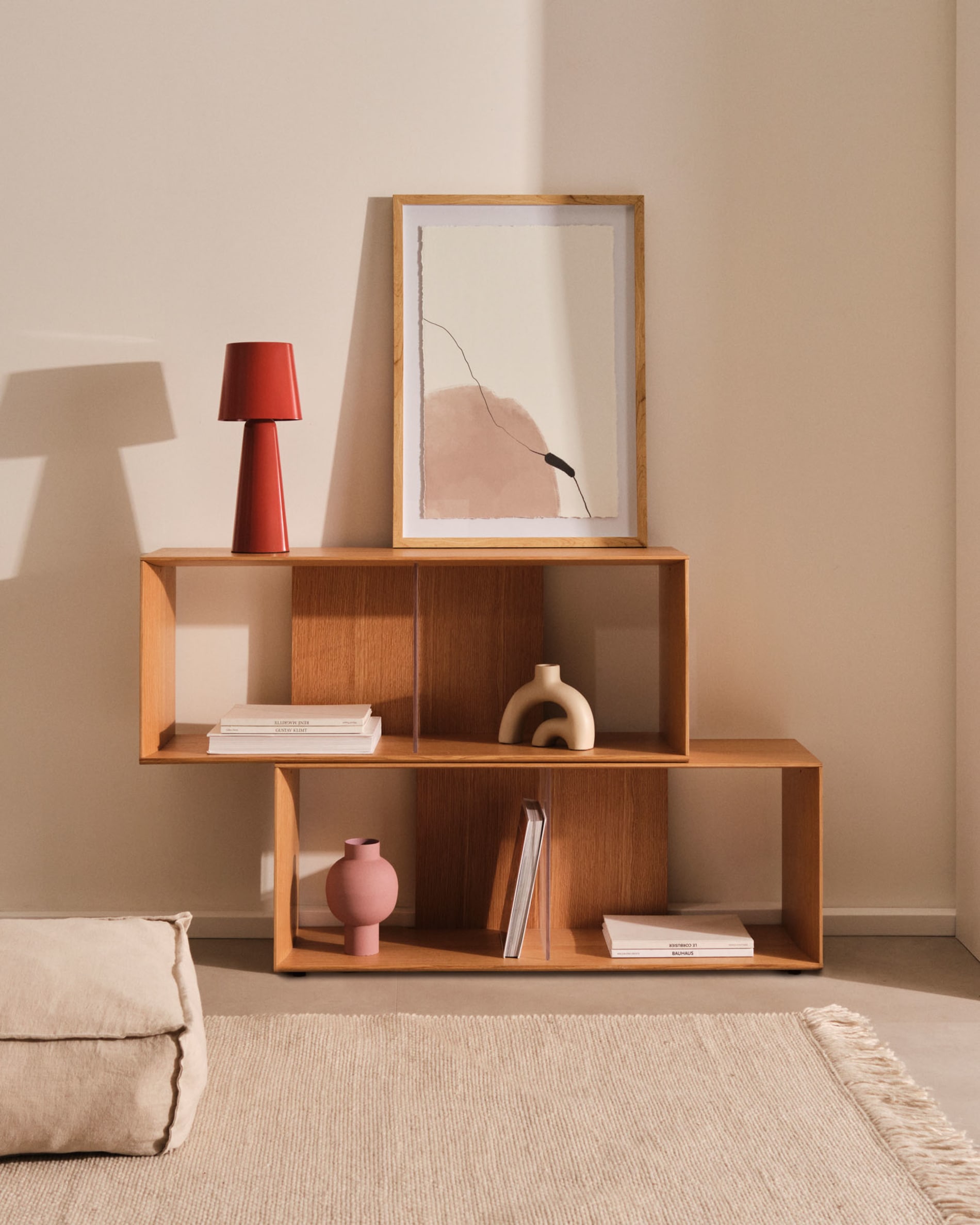 Kave Home Litto Bookshelf, 101x76cm