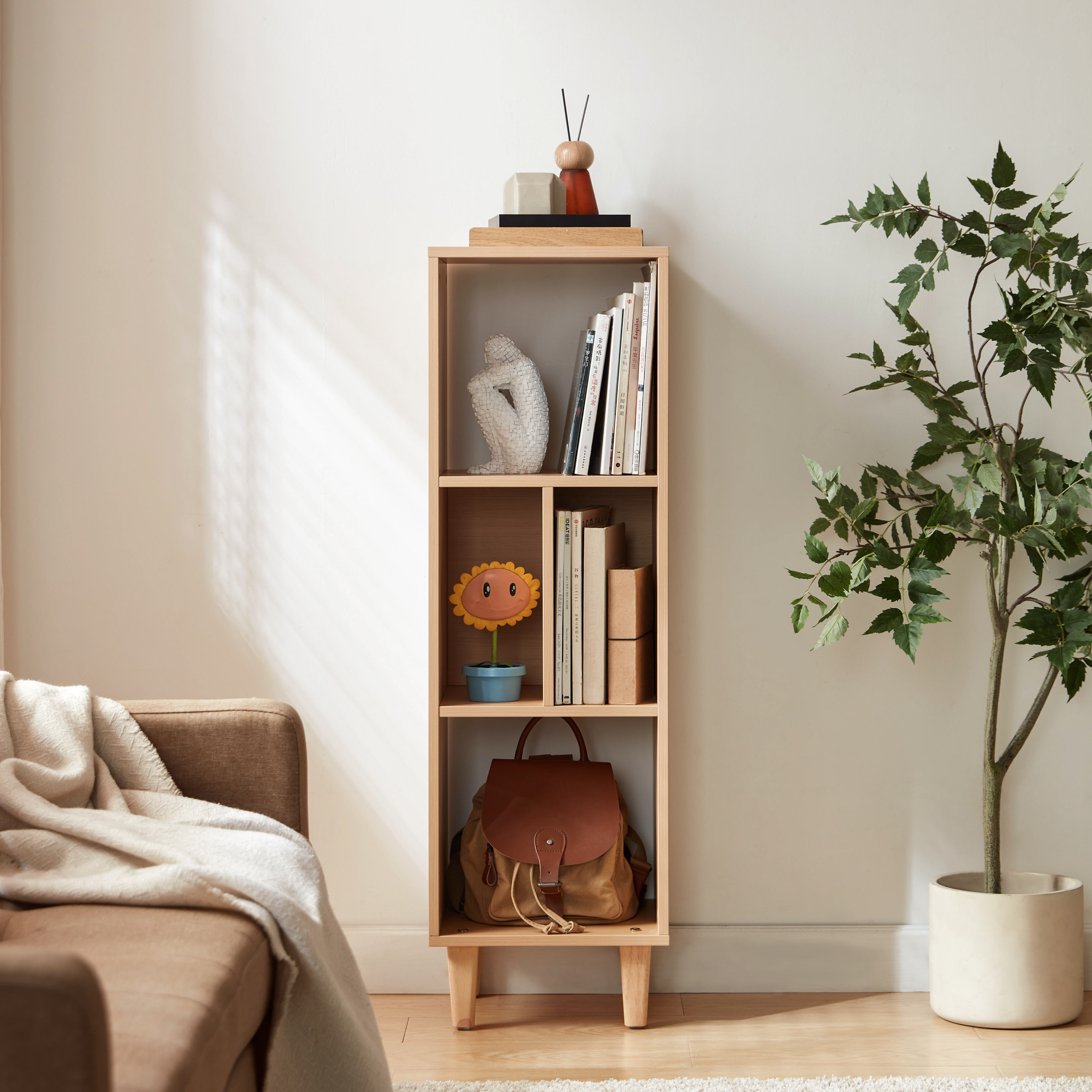 Linspire Aether 3-Tier Bookshelf