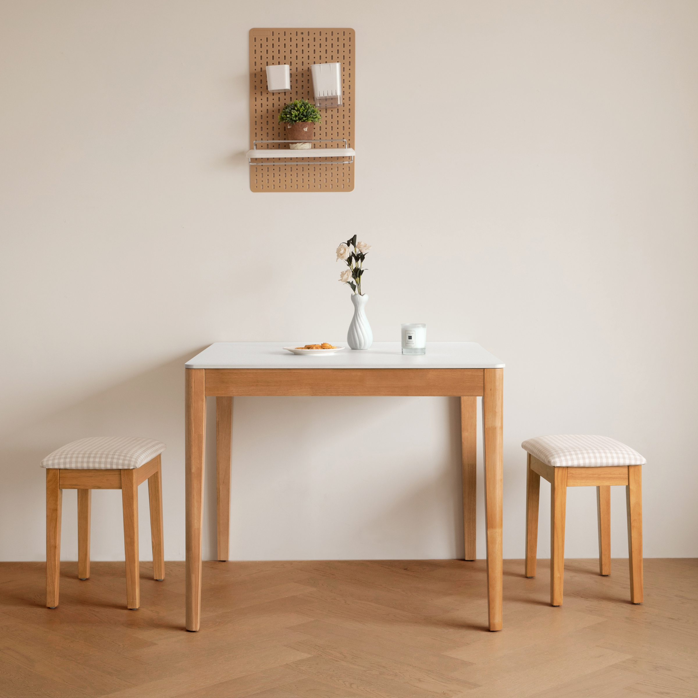 Linspire Elmer Square Dining Table with Sintered Stone Top