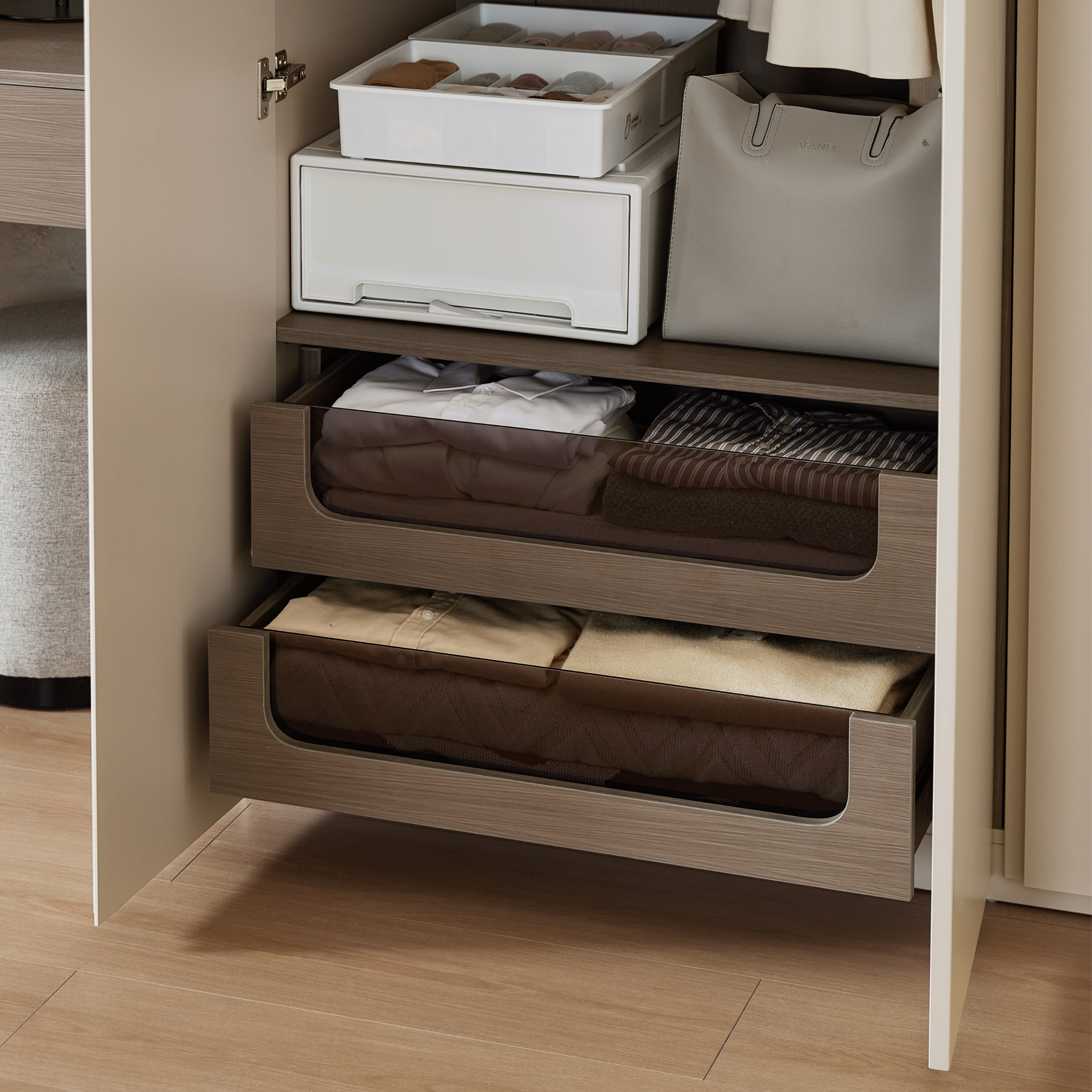 Linspire Vanko 3-Door Wardrobe with Drawers