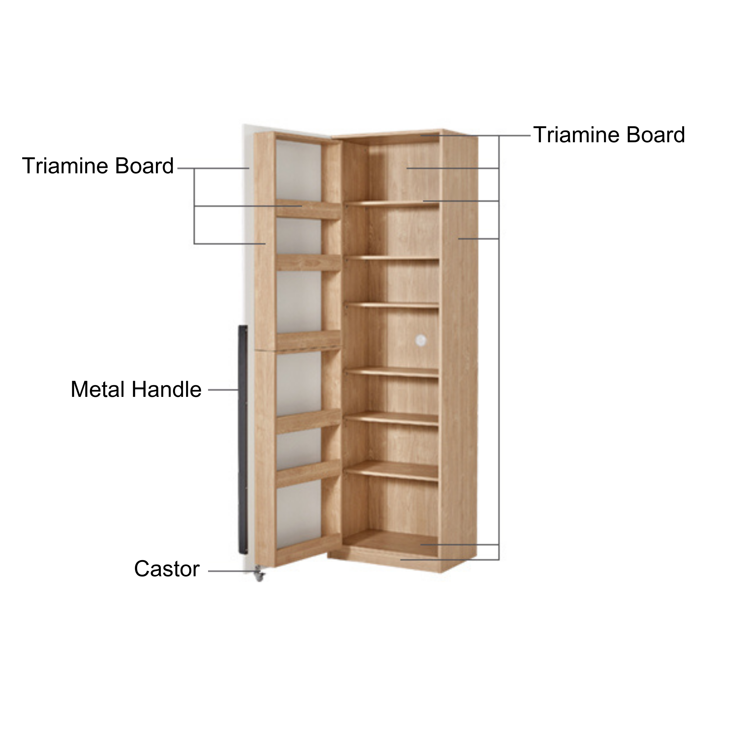 Linspire Noble Kitchen Pantry, W60cm