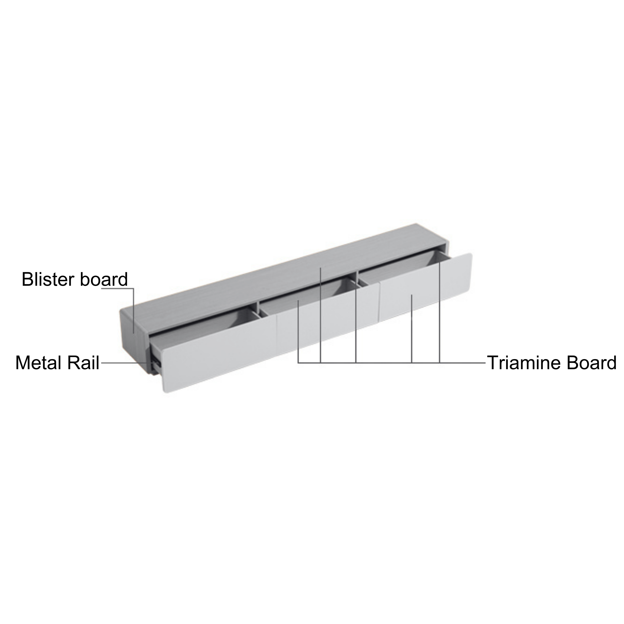 Linspire Pristine Entertainment Unit, W200cm