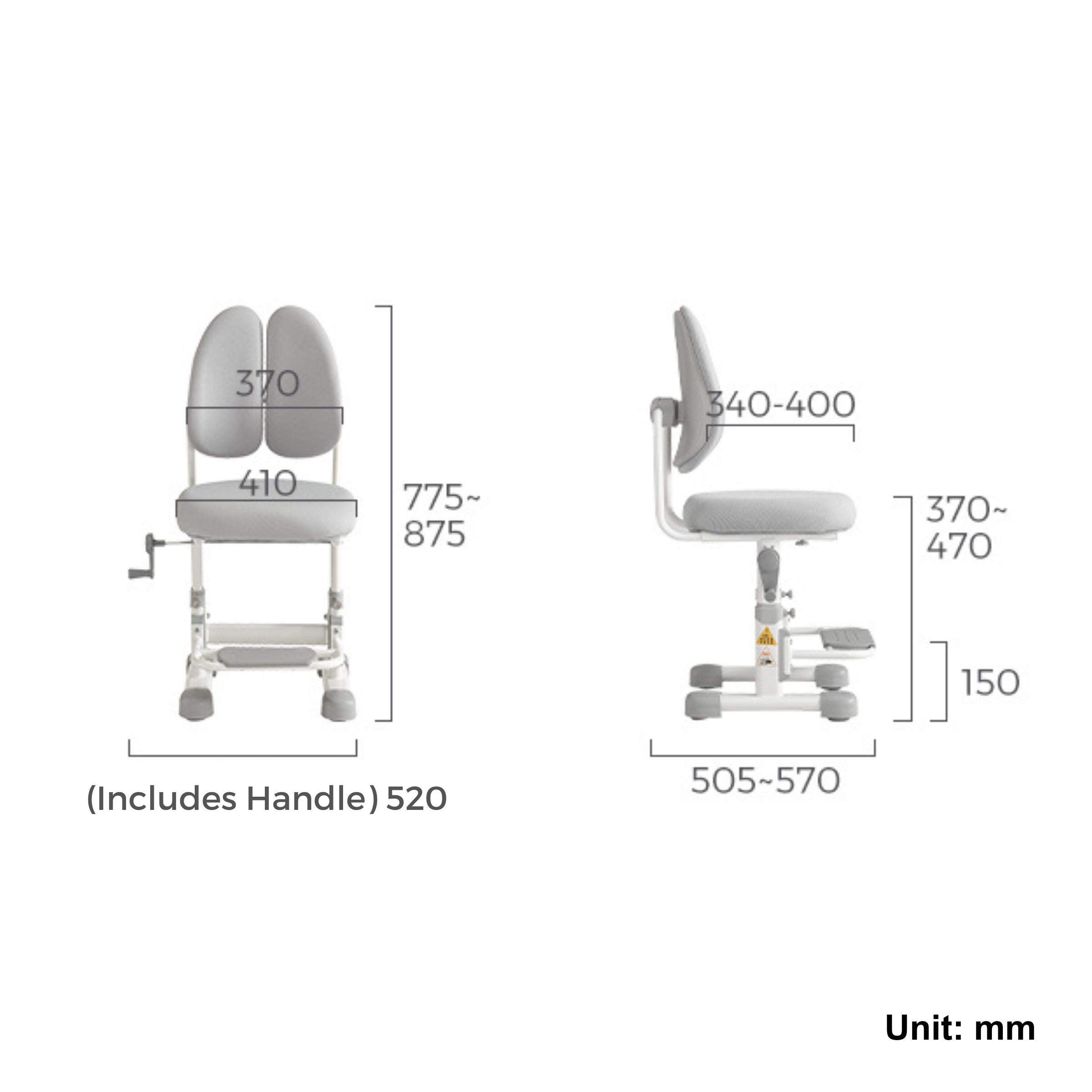 Linspire Lark Kids Study Chair