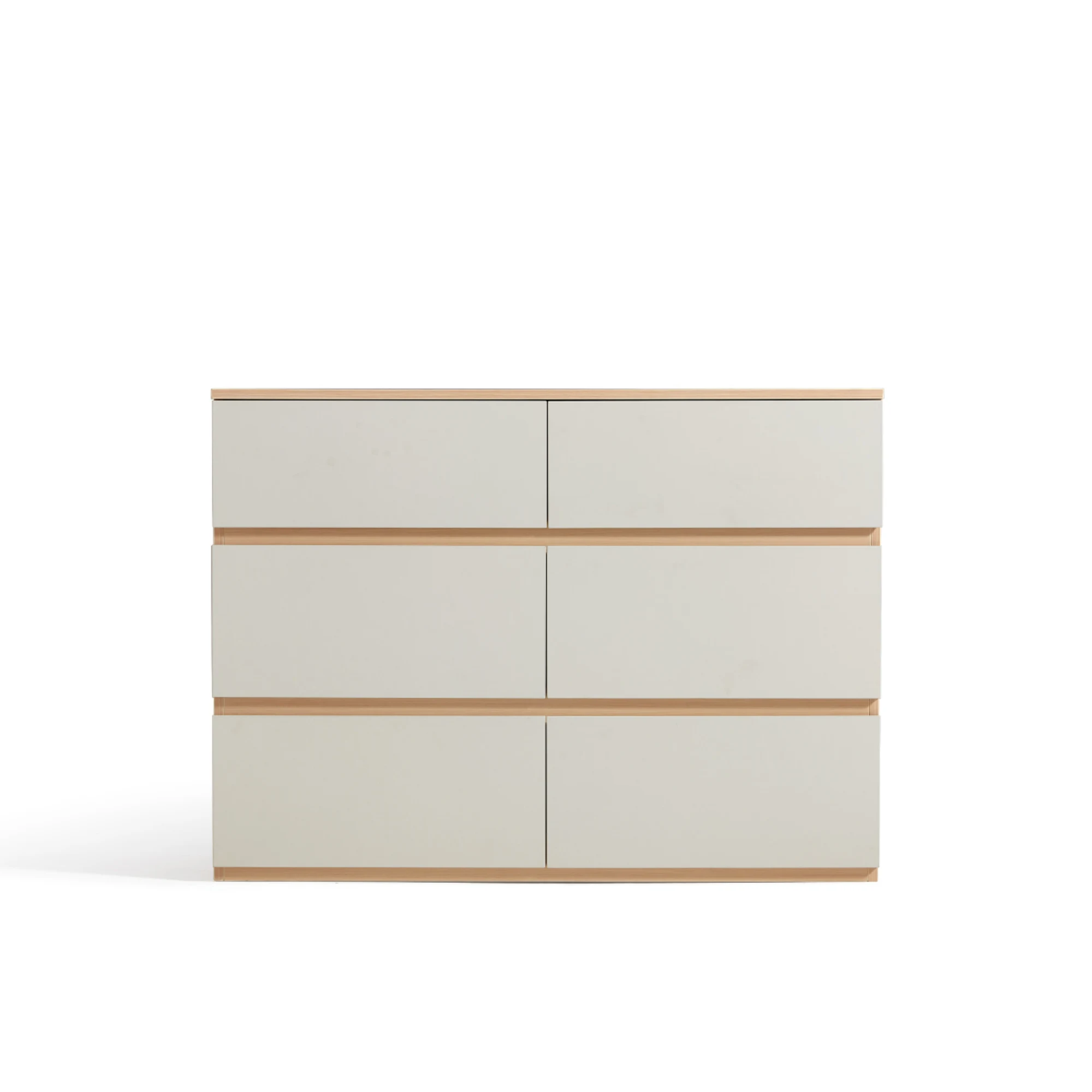 Light Grey, Natural Wood