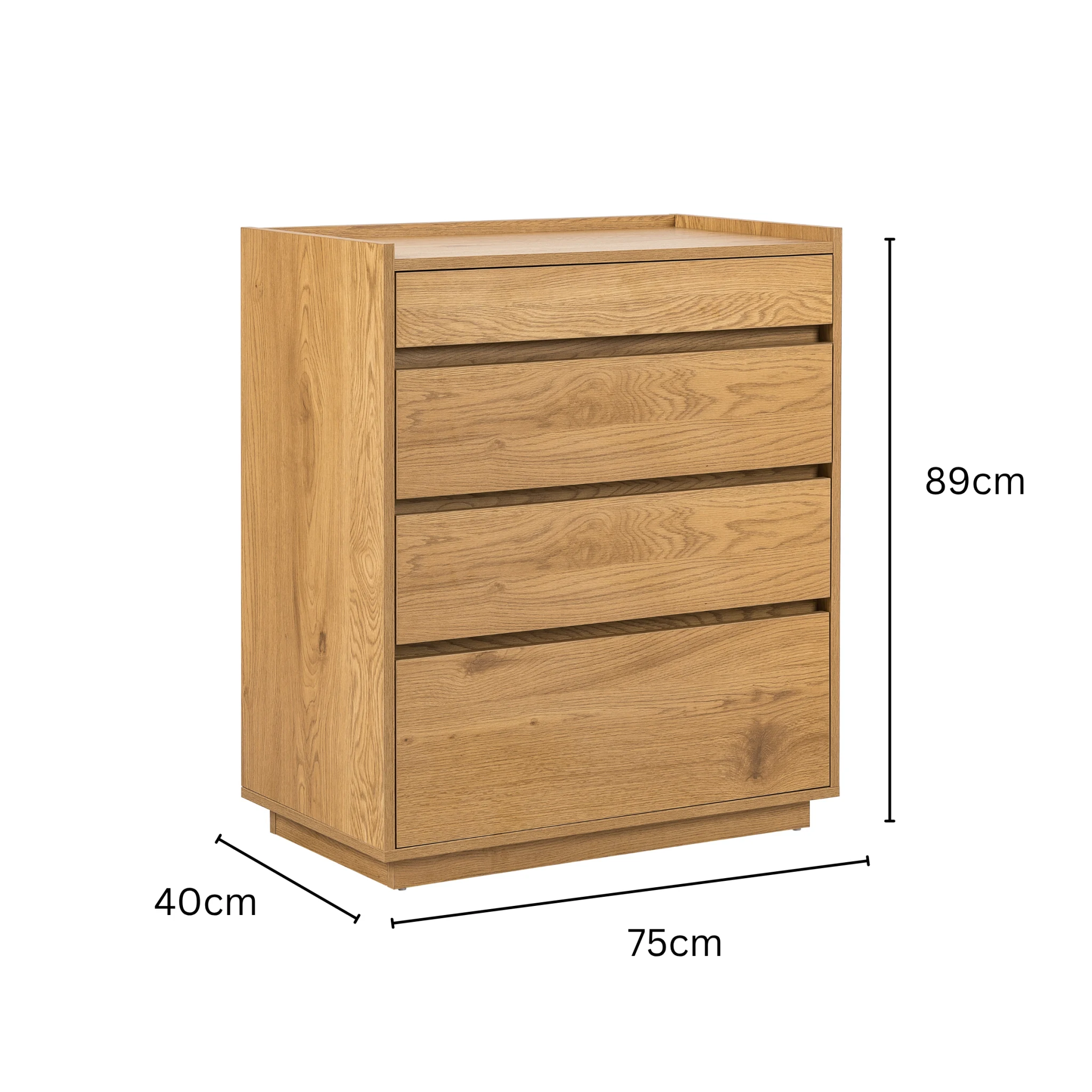 Loft Japandi Chest of 4 Drawers