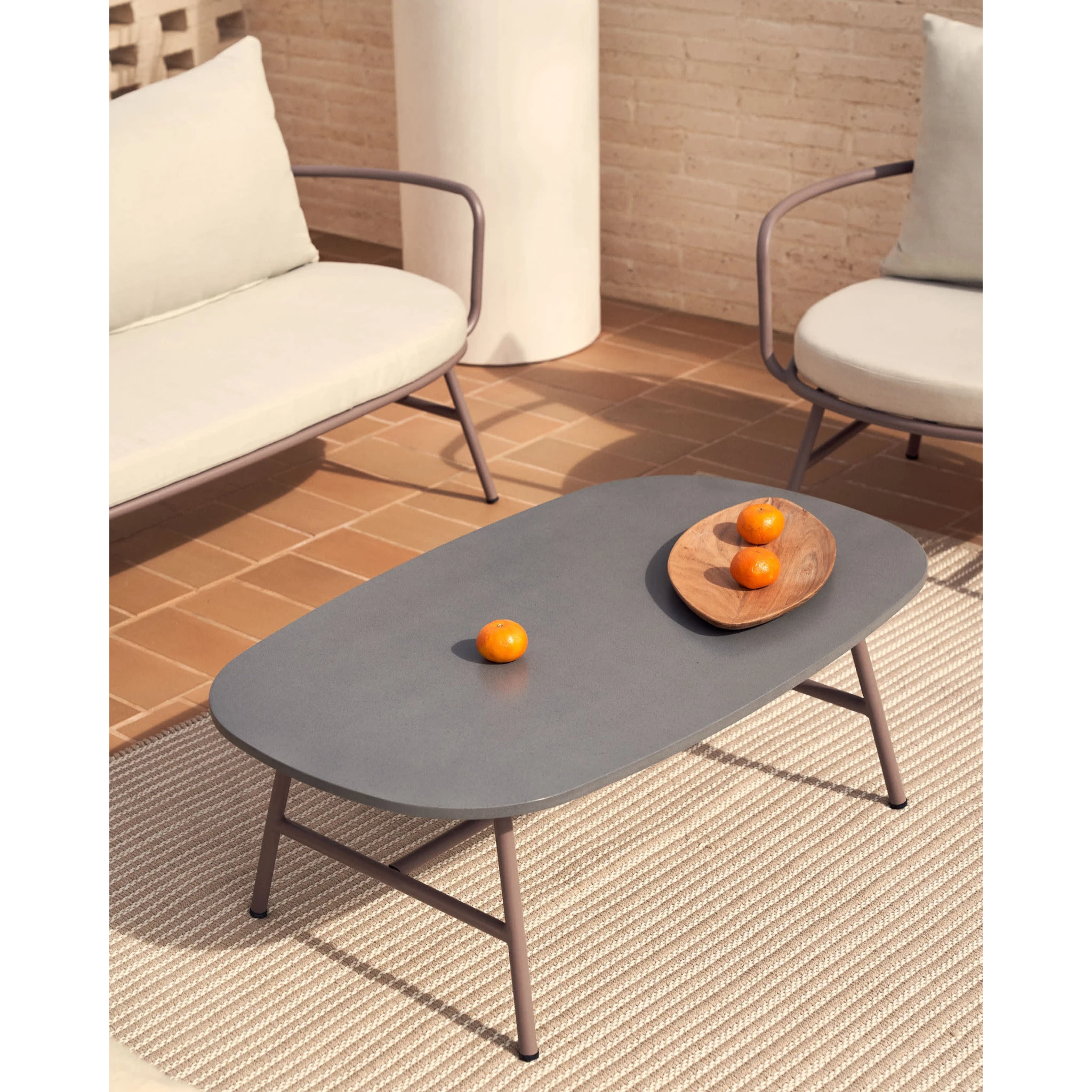 Kave Home Bramant Coffee Table, Mauve