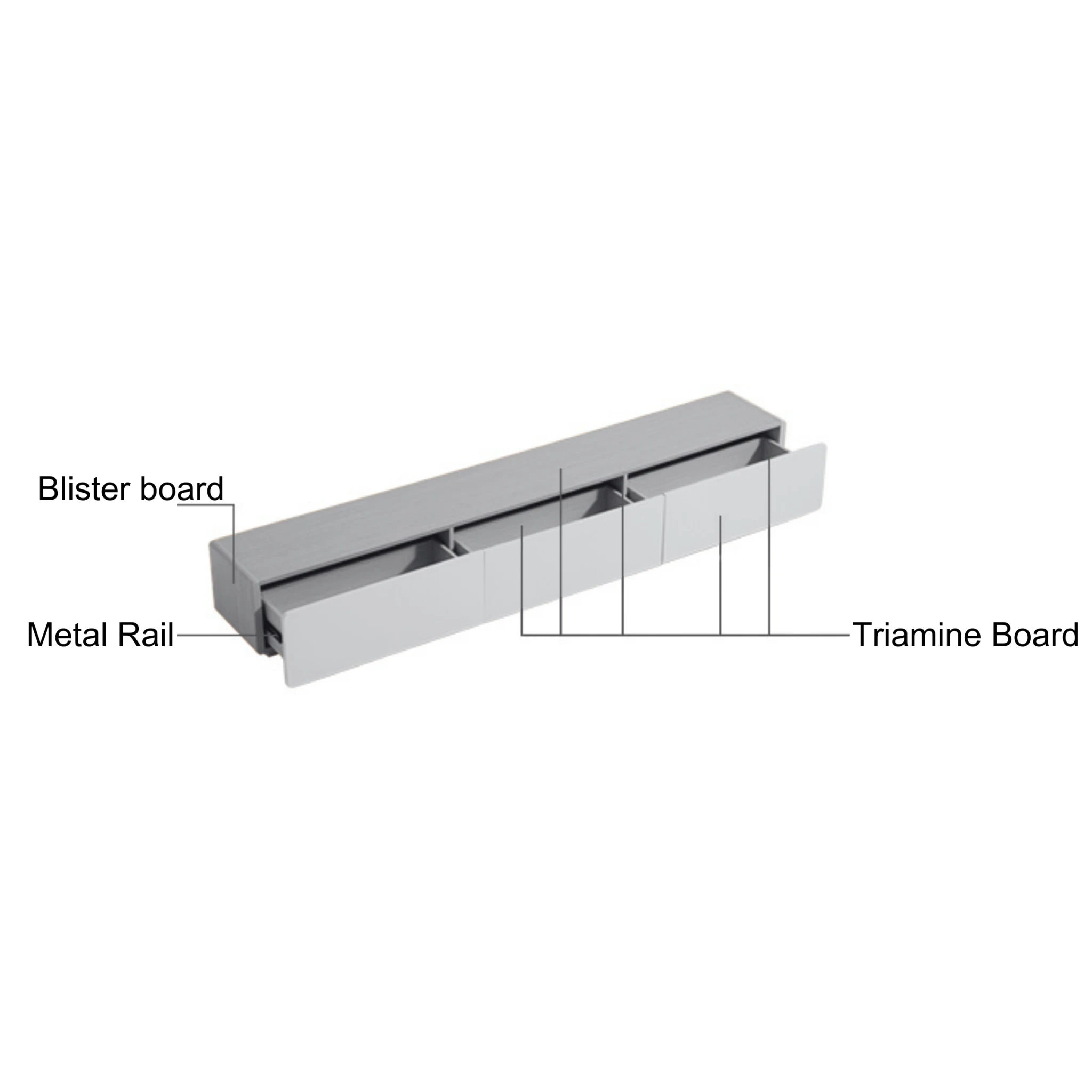 Linspire Pristine Entertainment Unit, W200cm