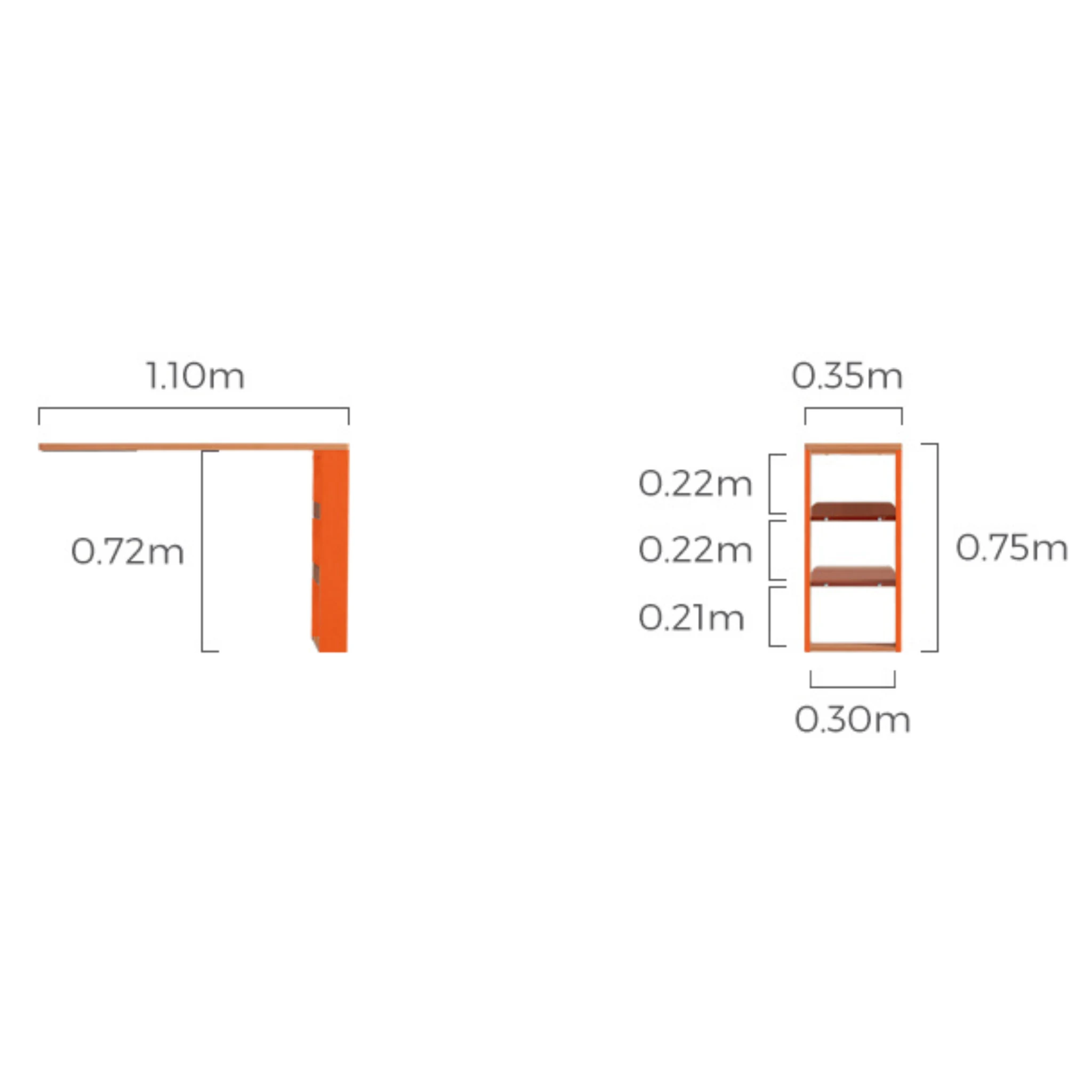 Linspire Verve Set of 3 Modular Extendable Side Table