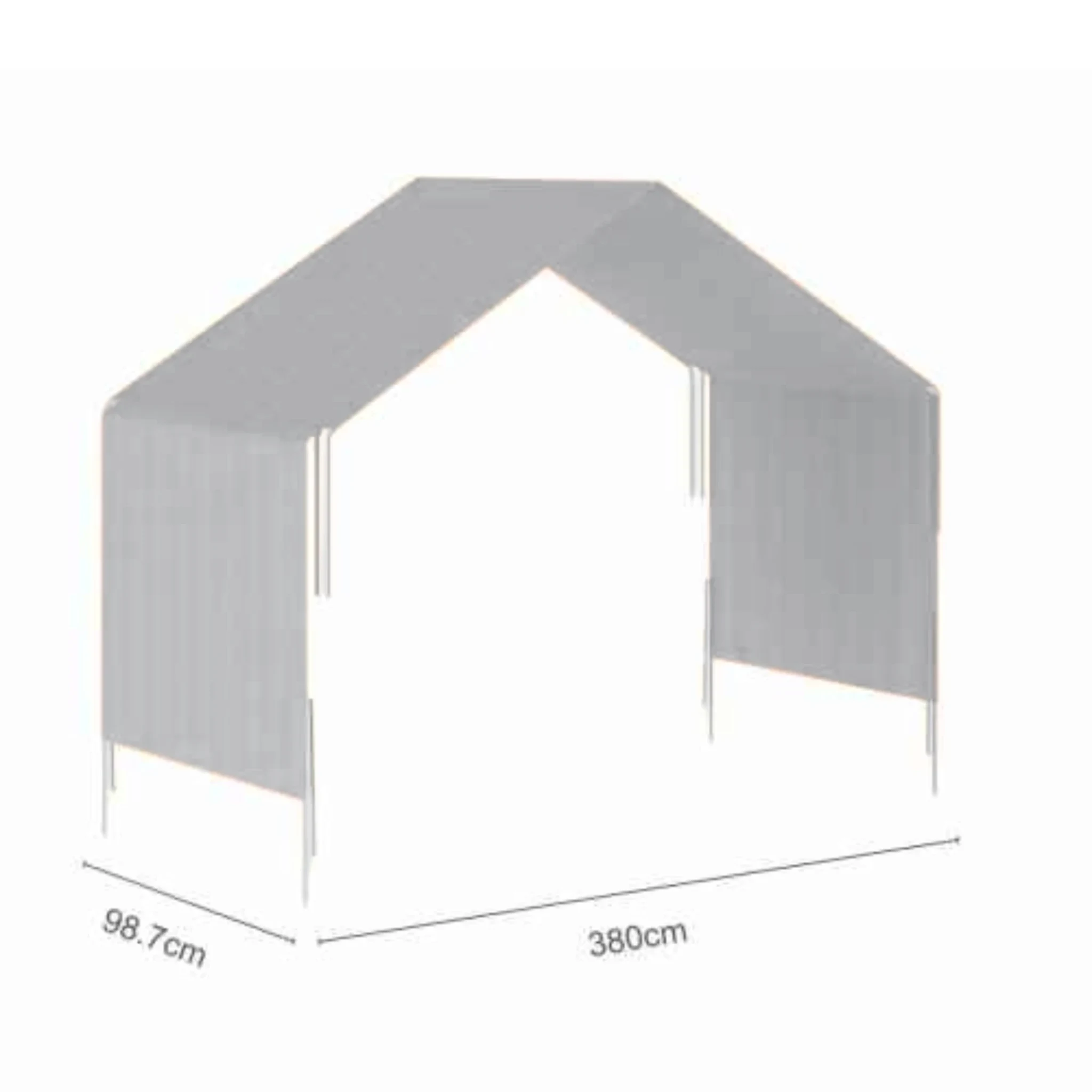 Boori Forest Kids Teepee Loft Tent Canopy, Blueberry