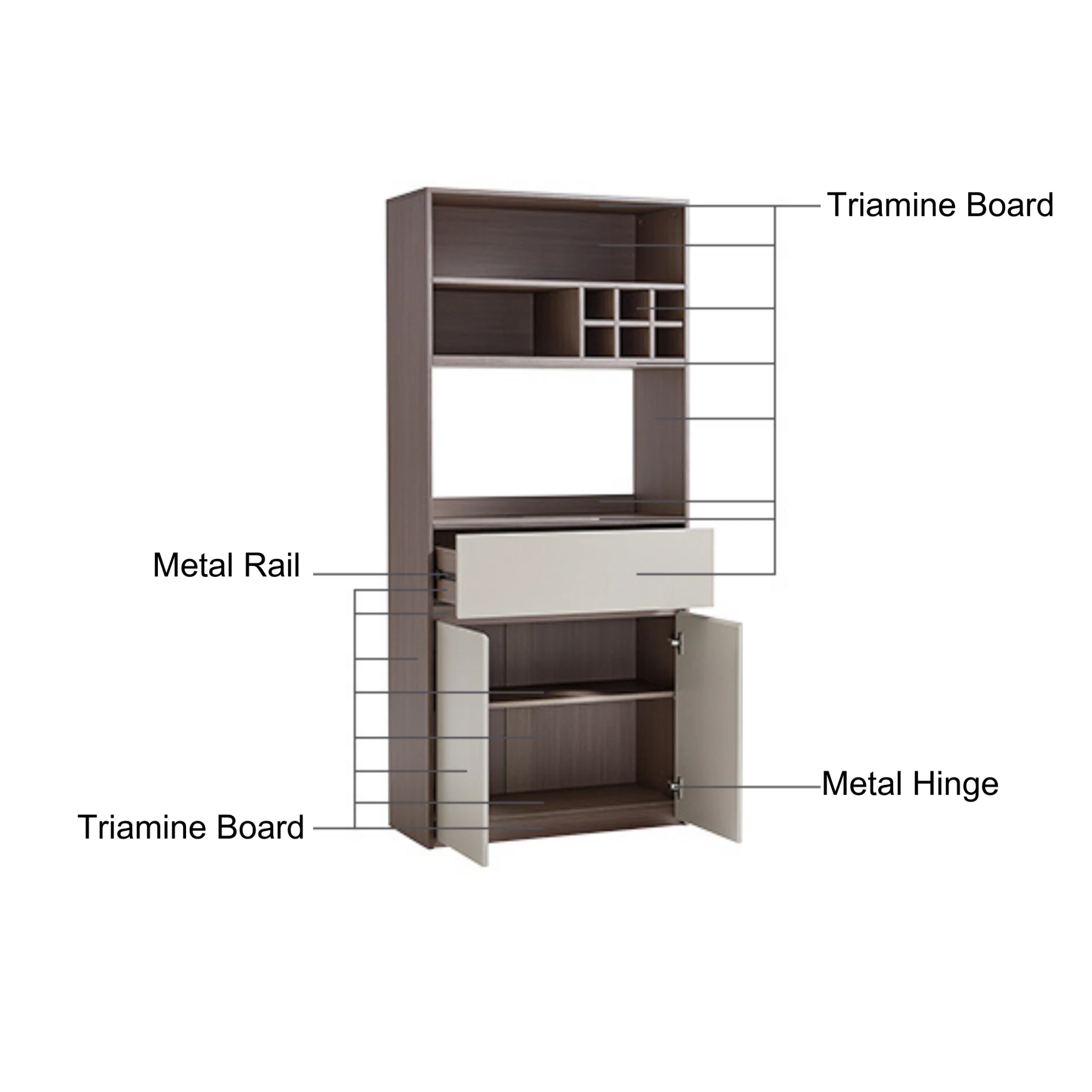 Linspire Rena Sideboard, W79cm