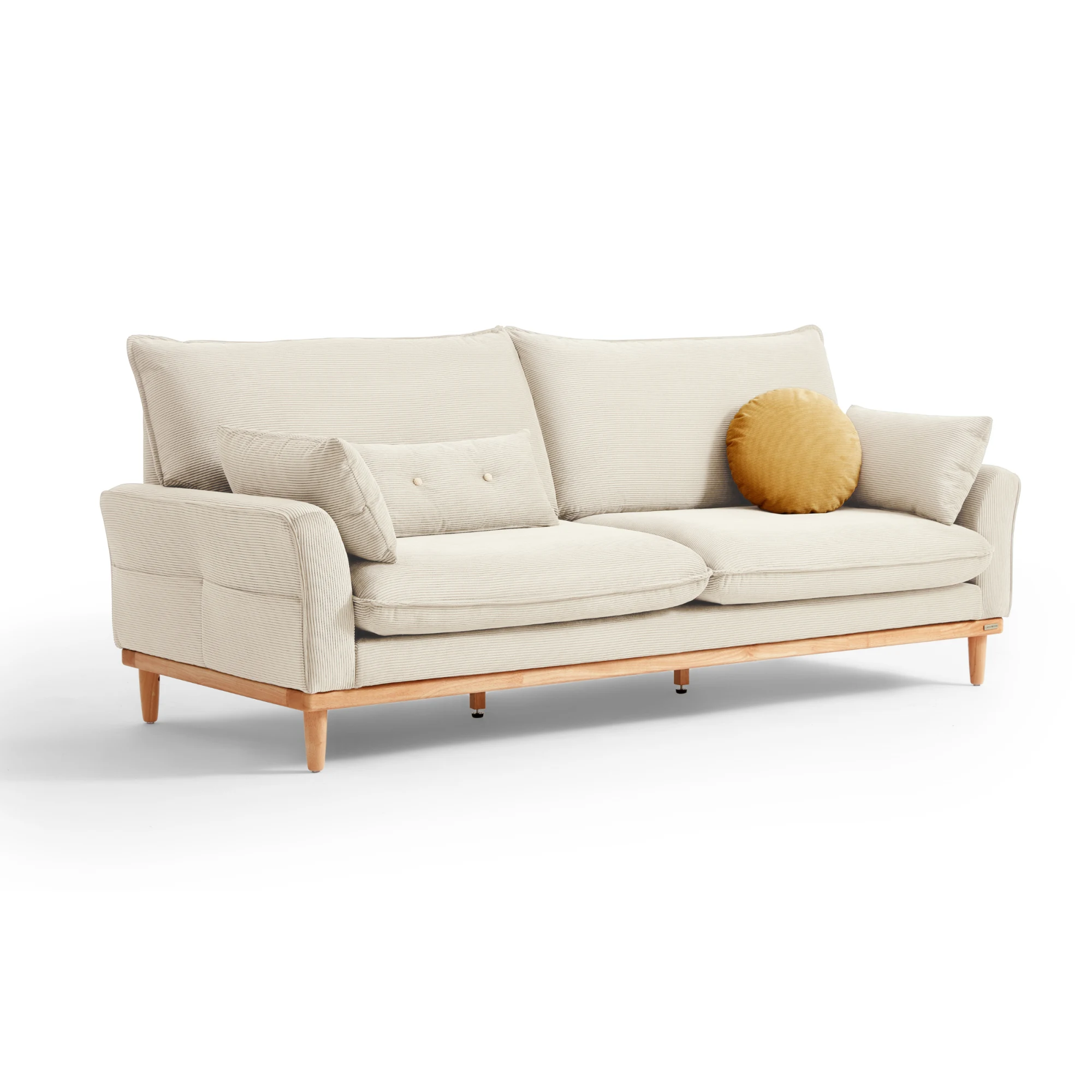 Neutral White, Natural Wood