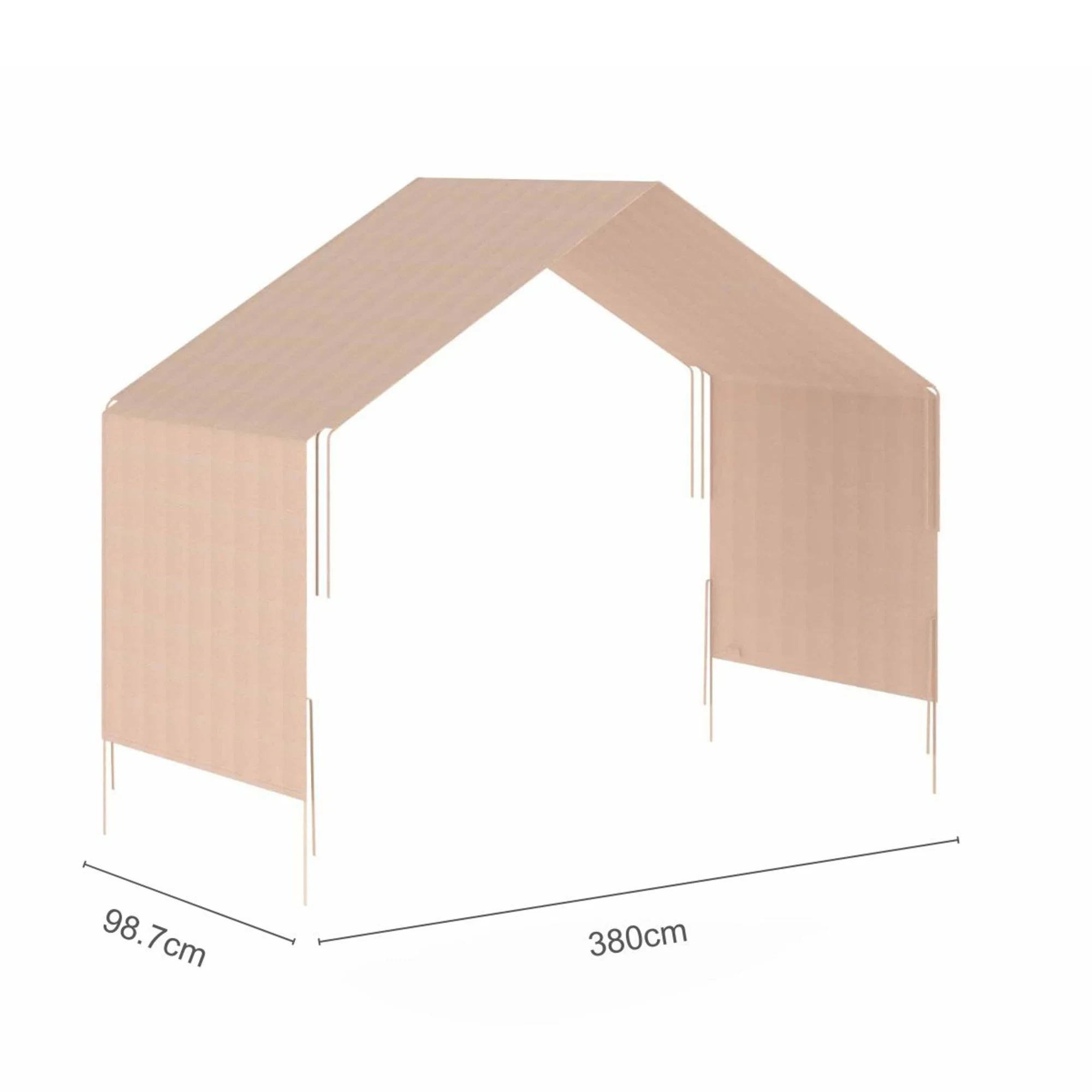 Boori Forest Kids Teepee Loft Tent Canopy, Cherry