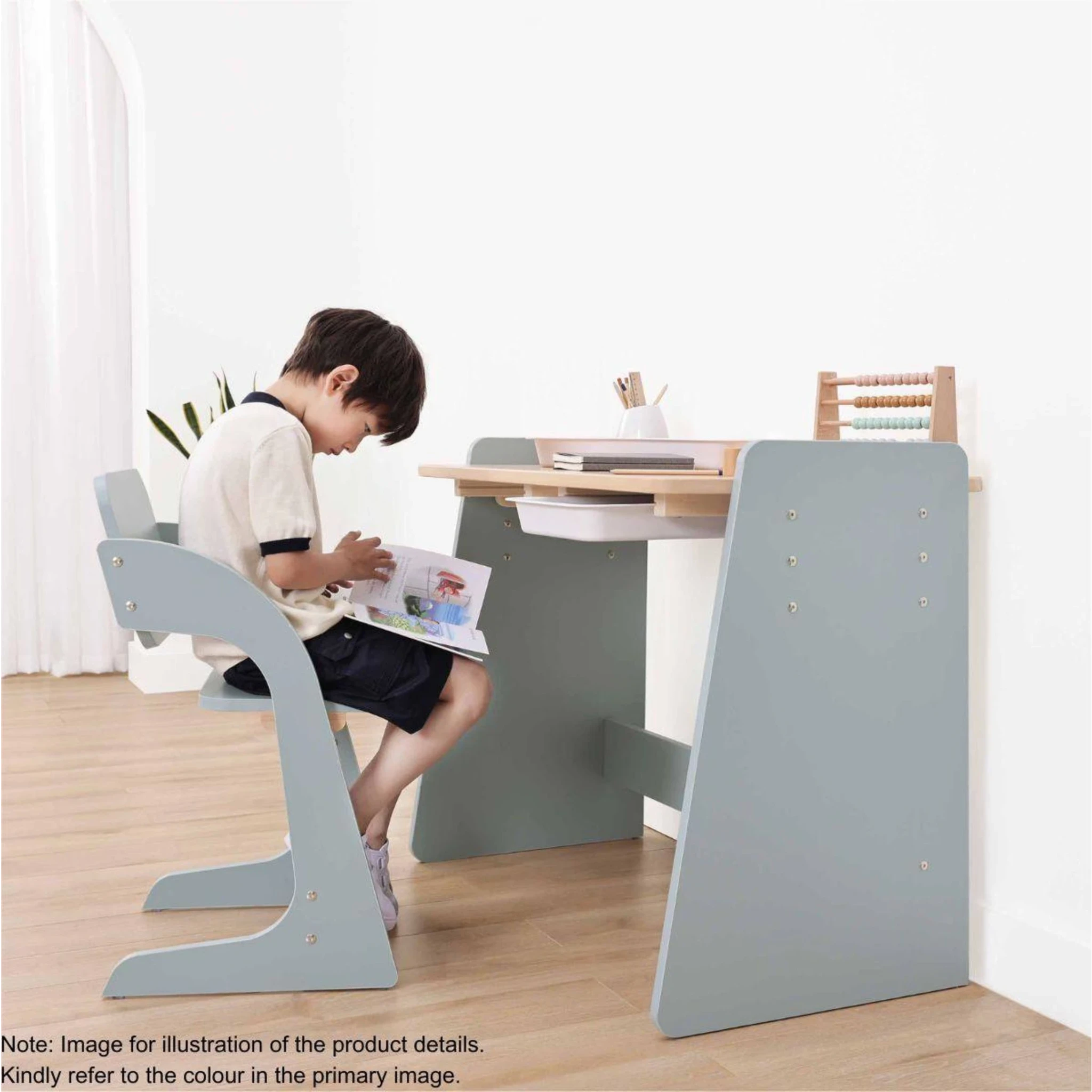 Boori Natty Kids Desk, Barley White