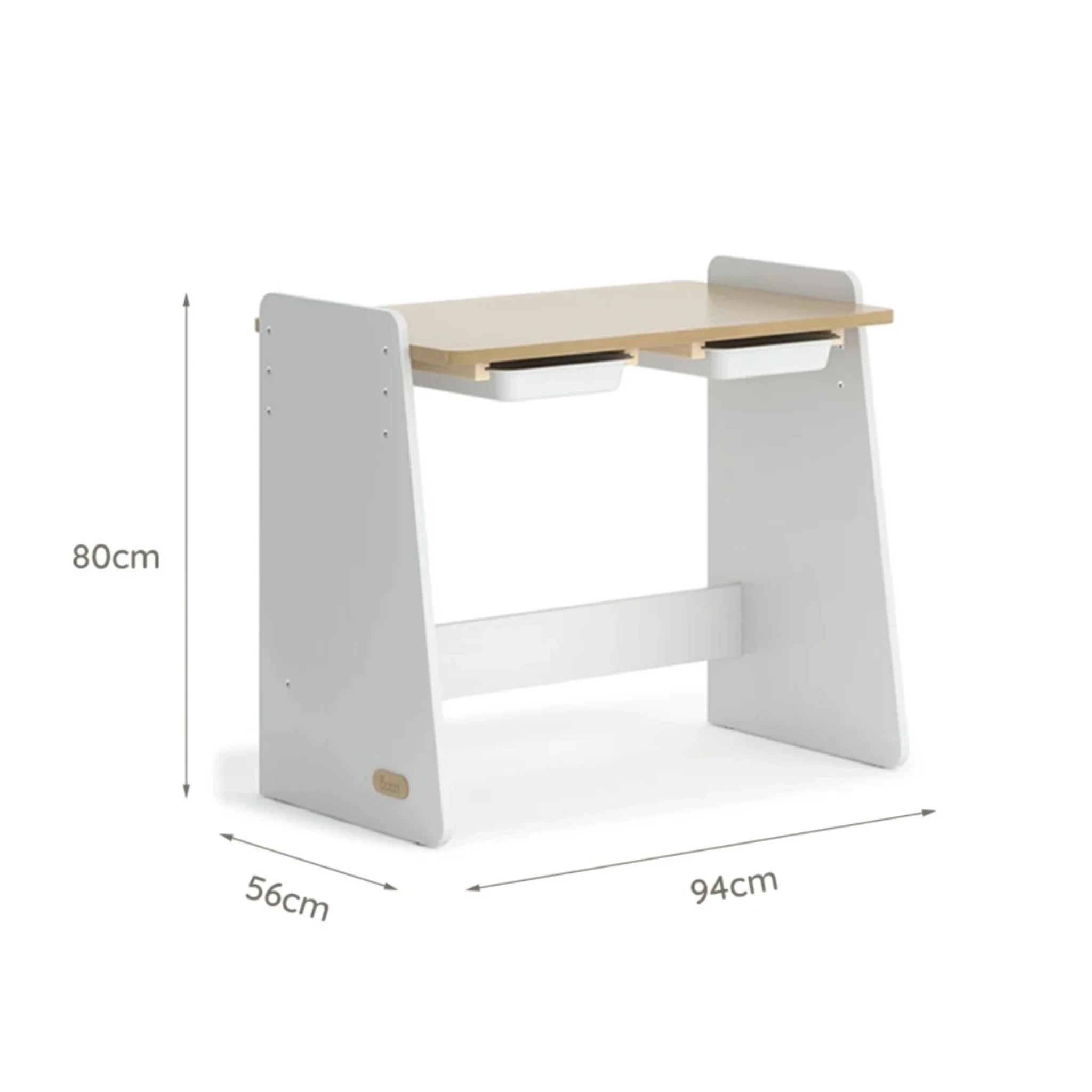 Boori Natty Kids Desk, Barley White