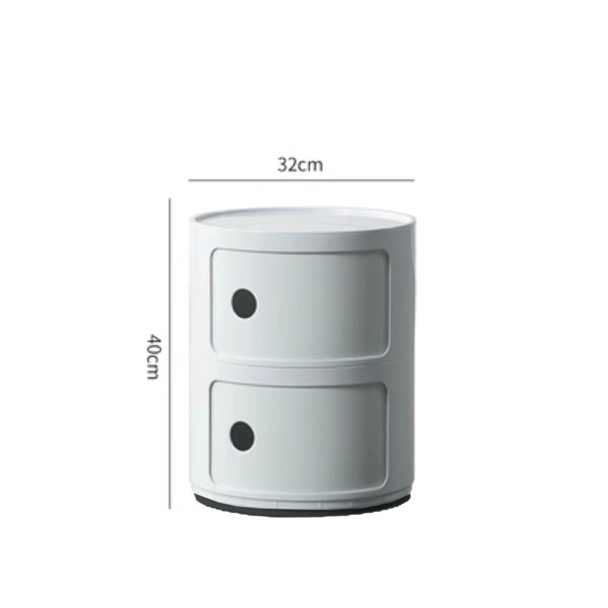 MODE Anna Ferrieri Componibili 2 Tier Storage Unit Replica, 32x40CM, White