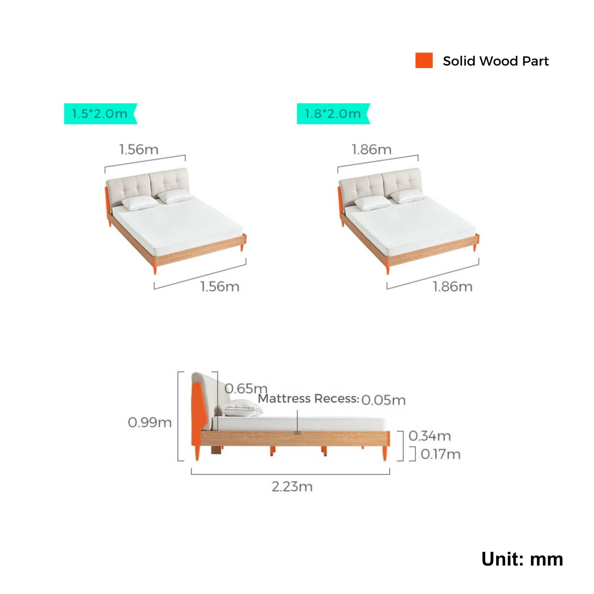 Linspire Yumi Global Super King Bed Frame