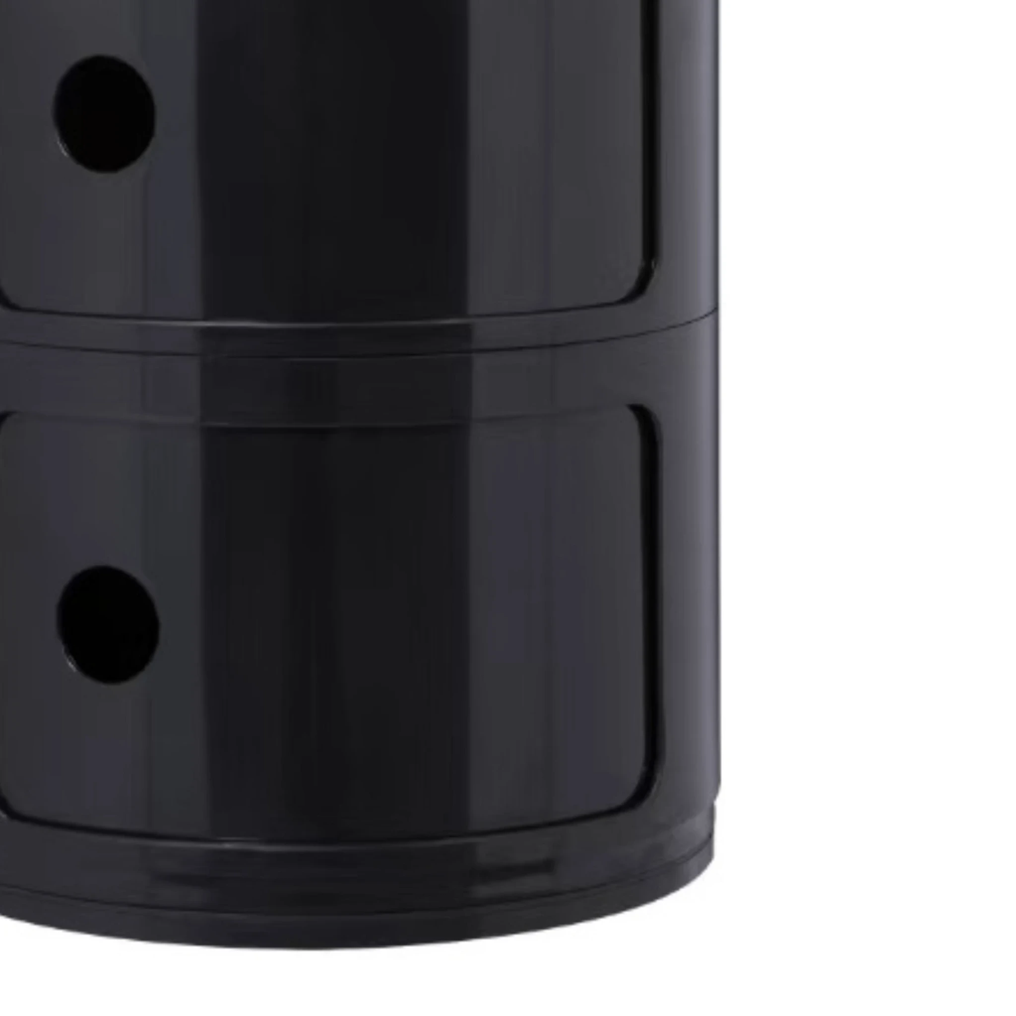 MODE Anna Ferrieri Componibili 3 Tier Storage Unit Replica, Black