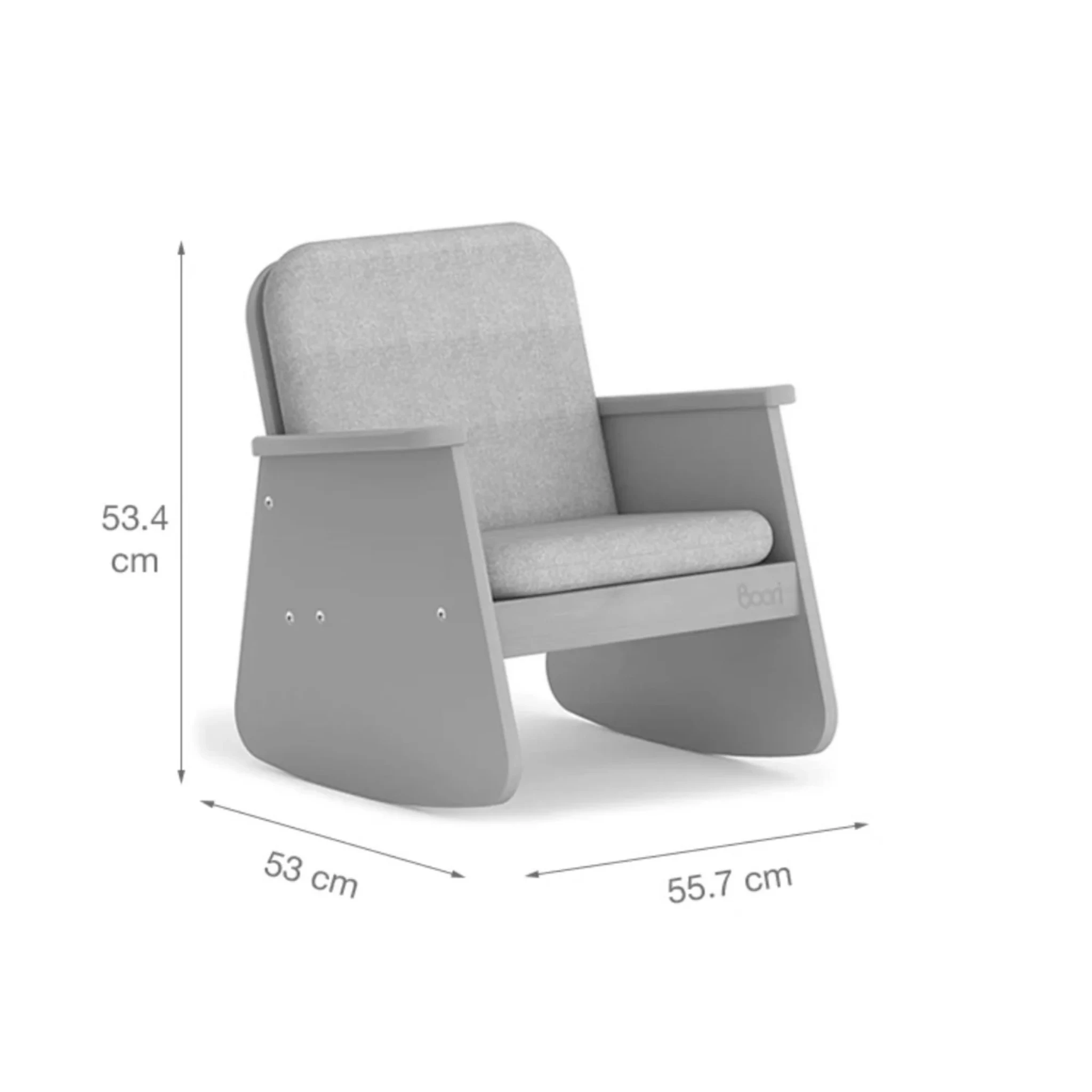 Boori Tidy Kids Junior Rocking Chair, Barley White