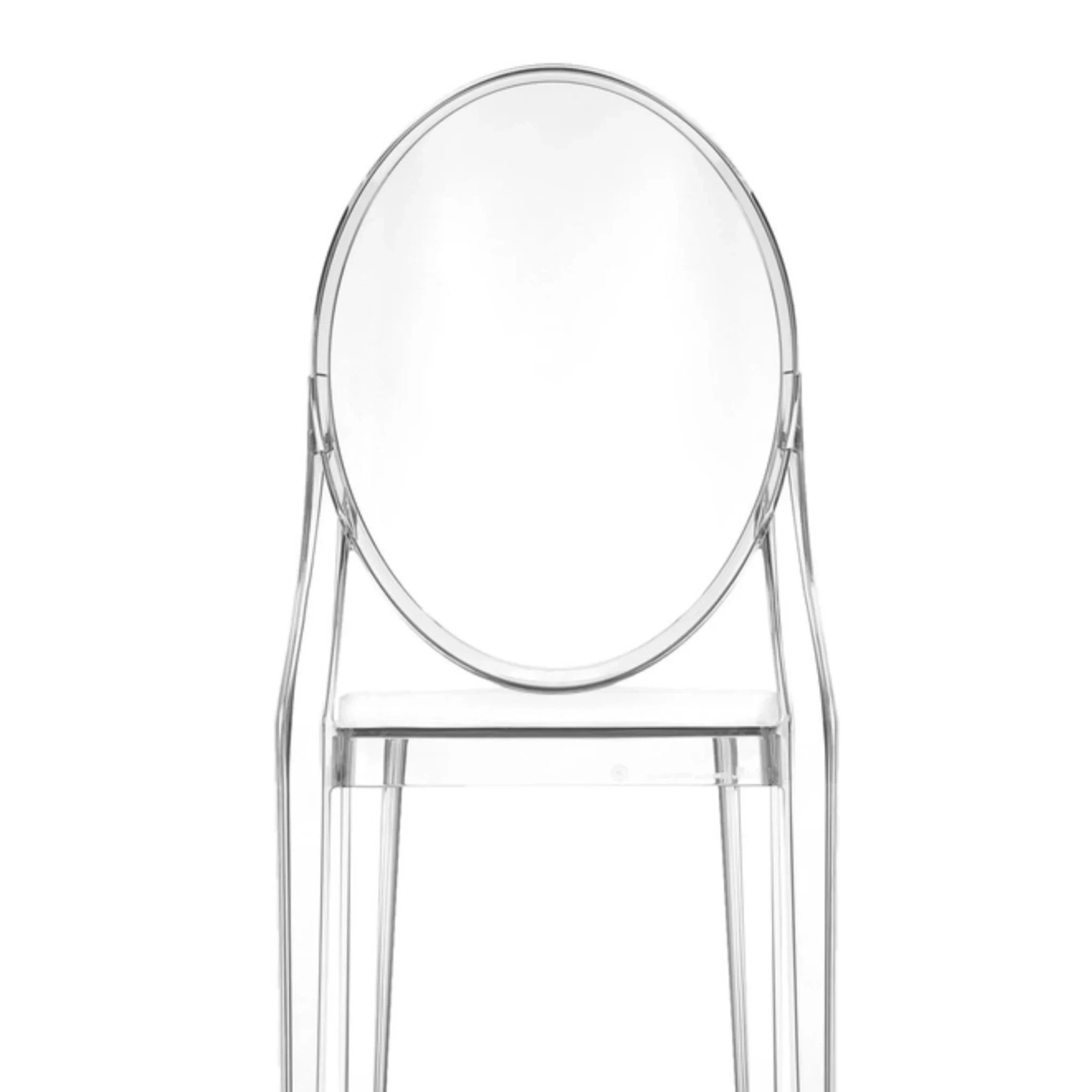 MODE Philippe Starck Victoria Armless Ghost Chair Replica, Set of 2