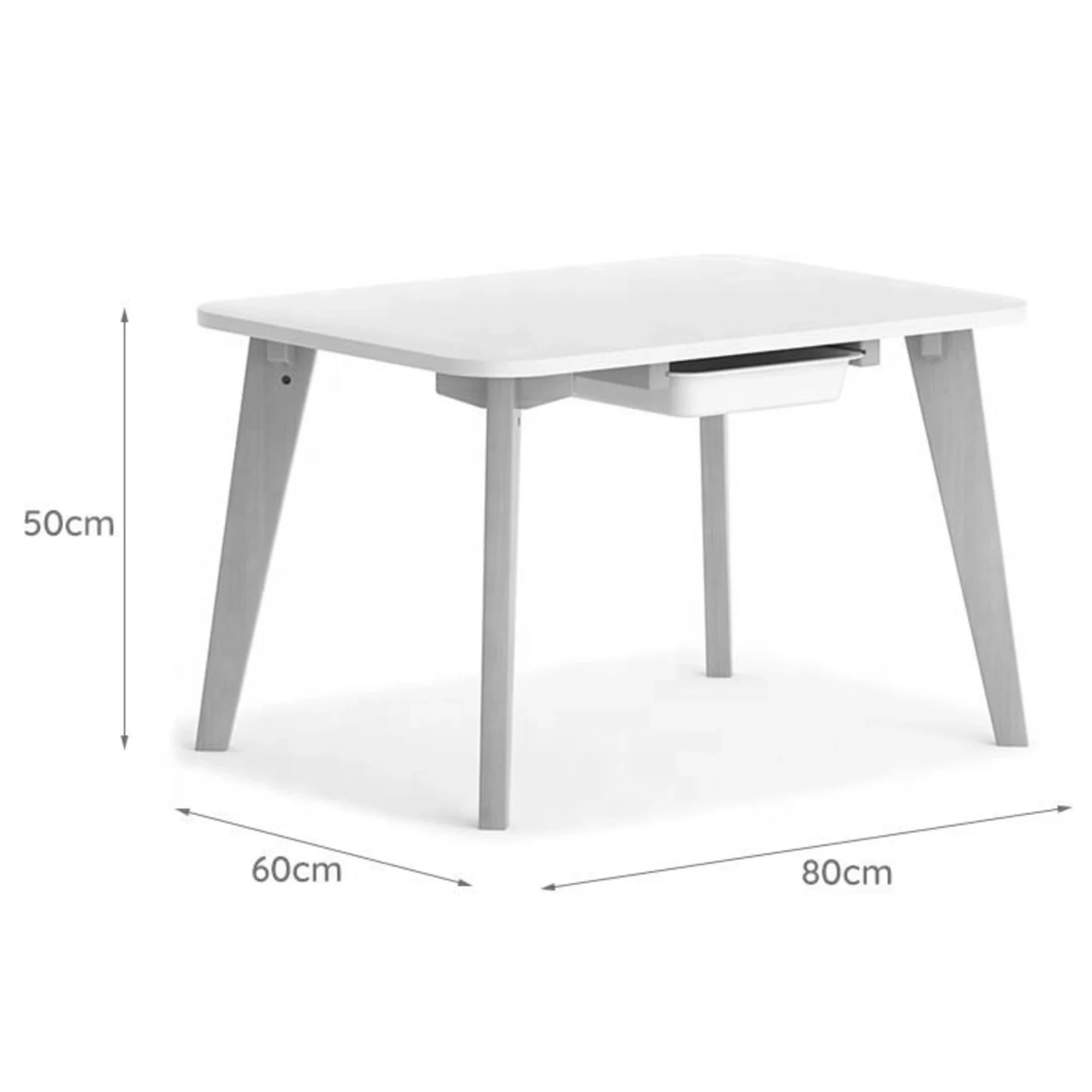 Boori Tidy Kids Table V23, Barley White