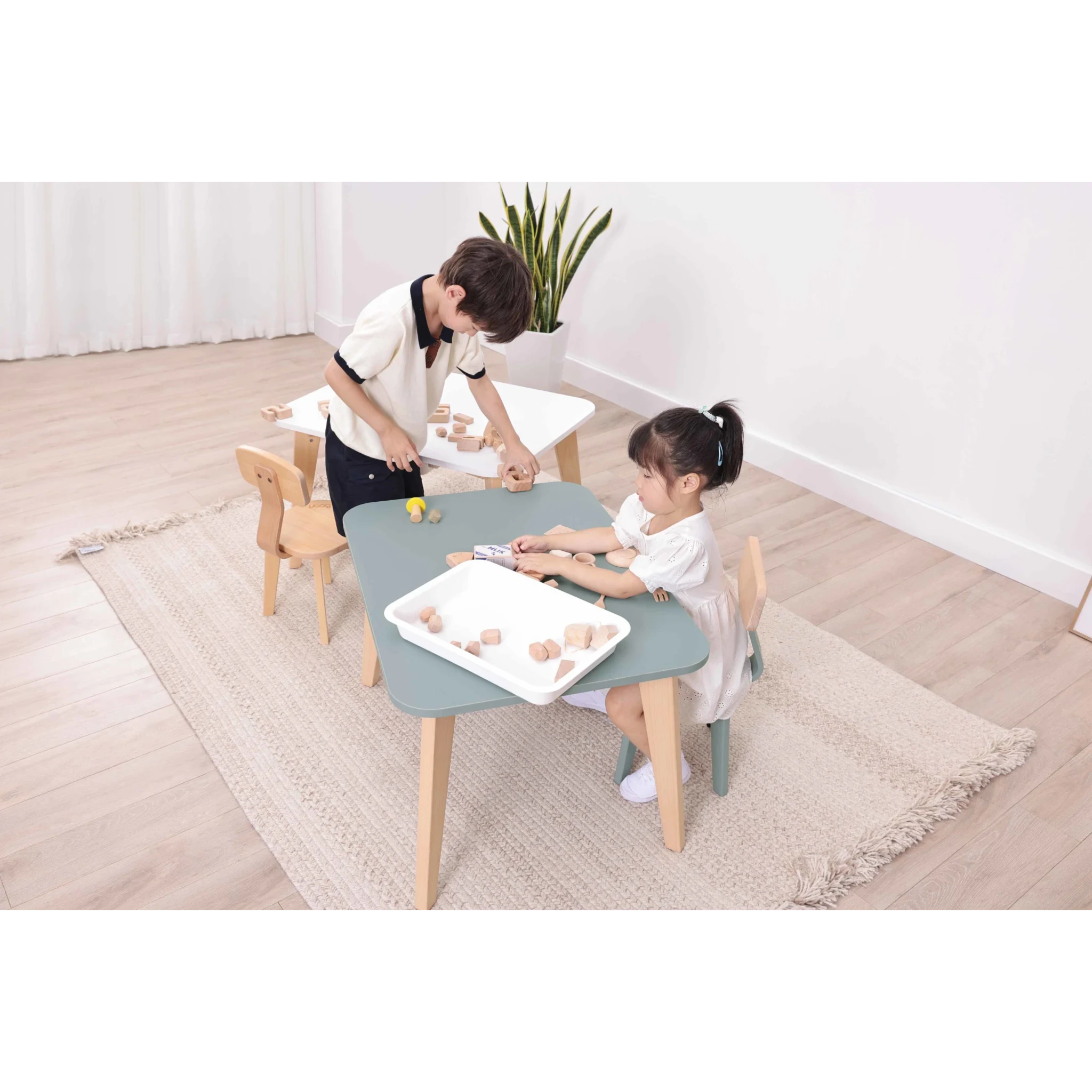 Boori Tidy Kids Table V23, Blueberry