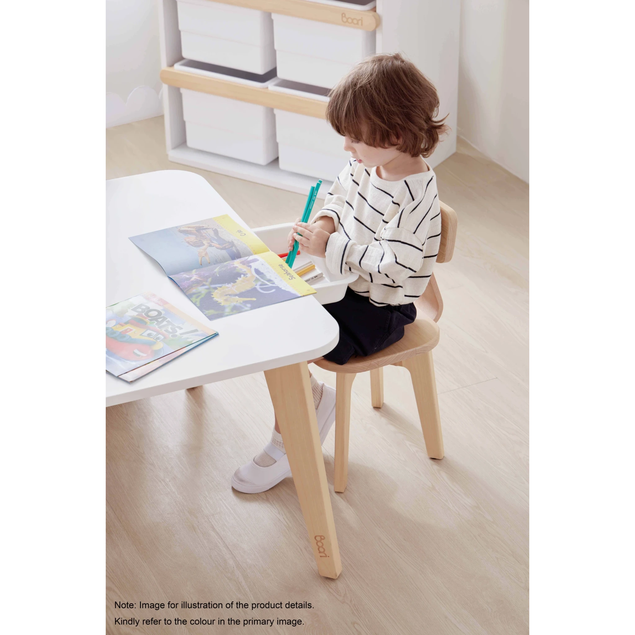 Boori Tidy Kids Table V23, Cherry
