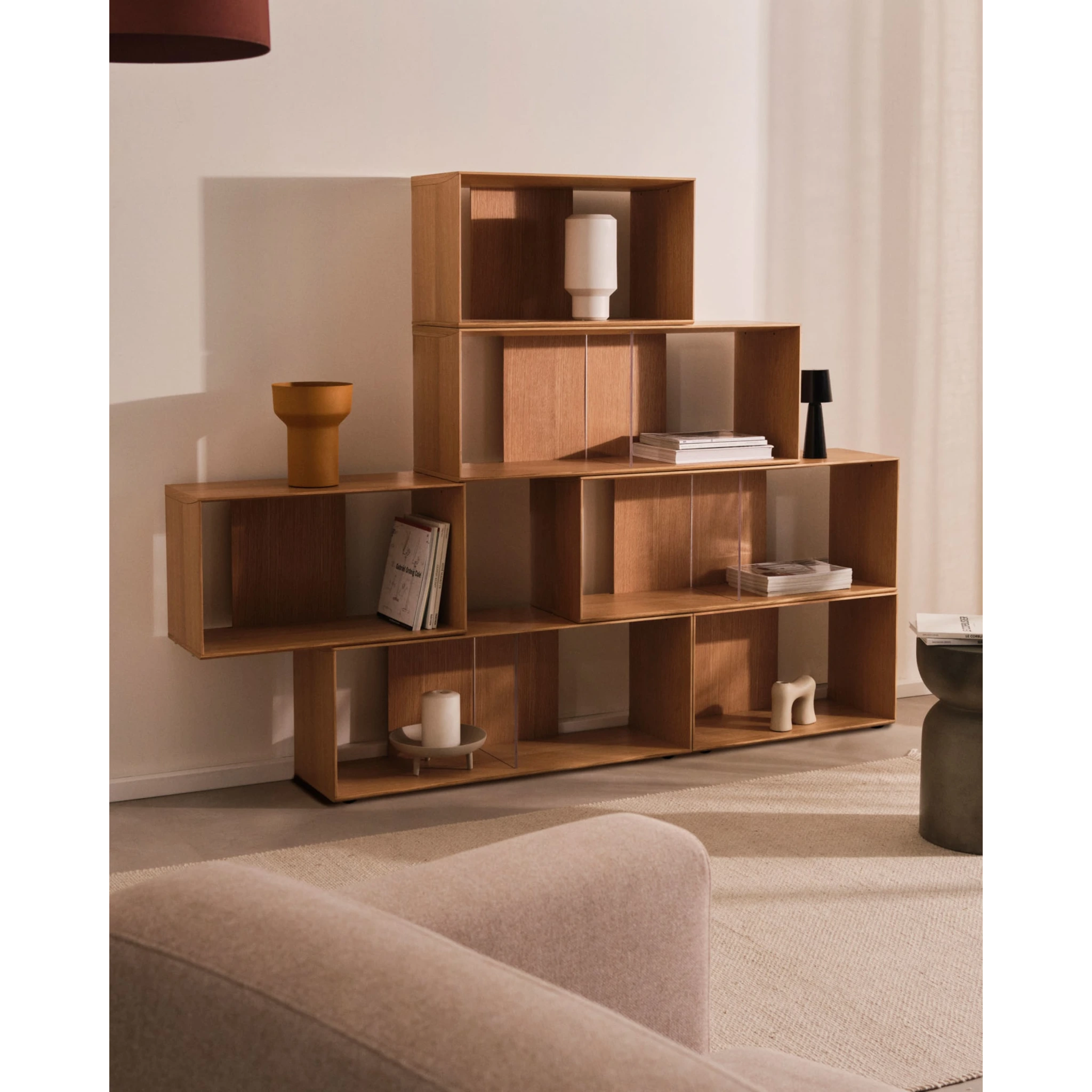 Kave Home Litto Bookshelf, 168x114cm