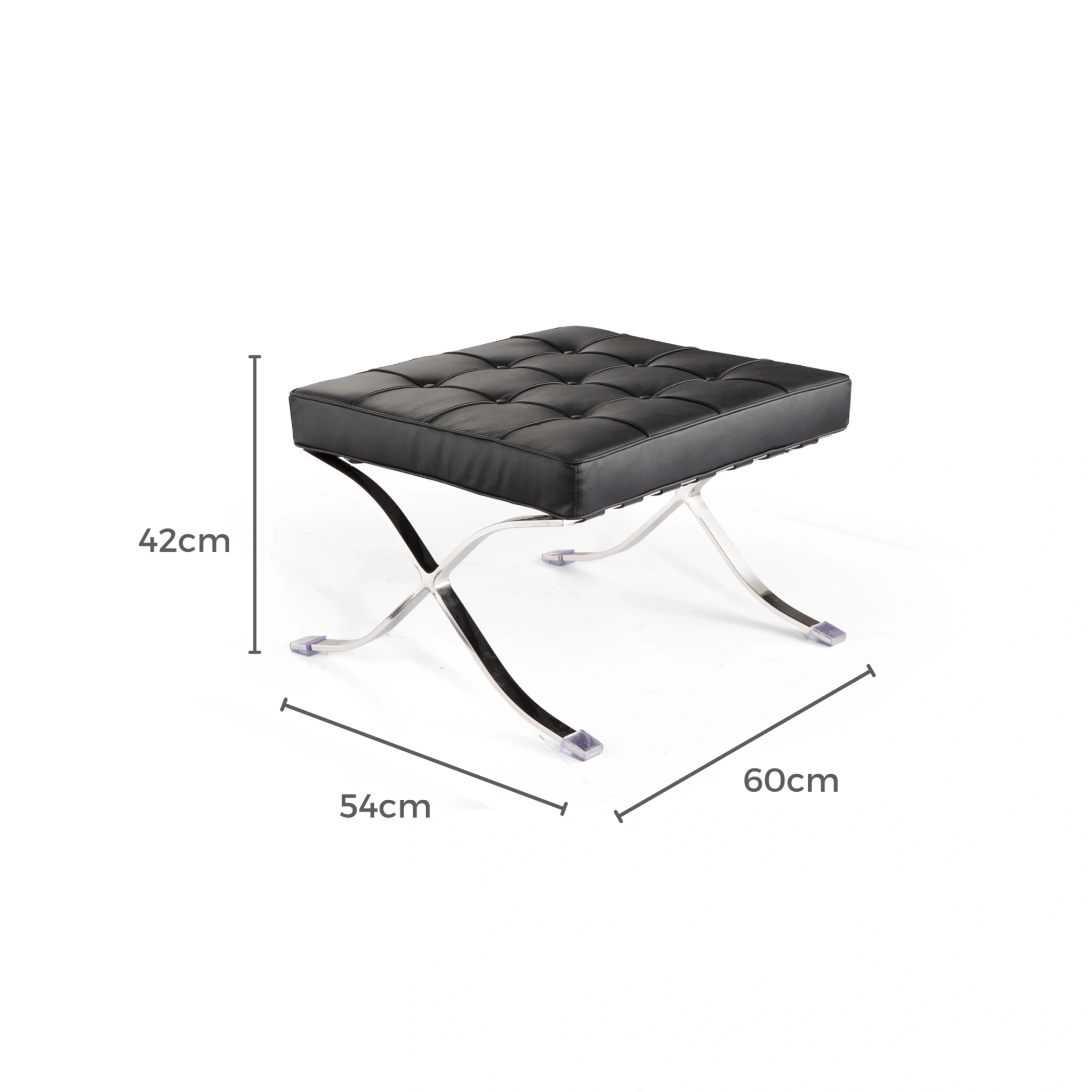 MODE Mies Van Der Rohe Barcelona Ottoman Replica