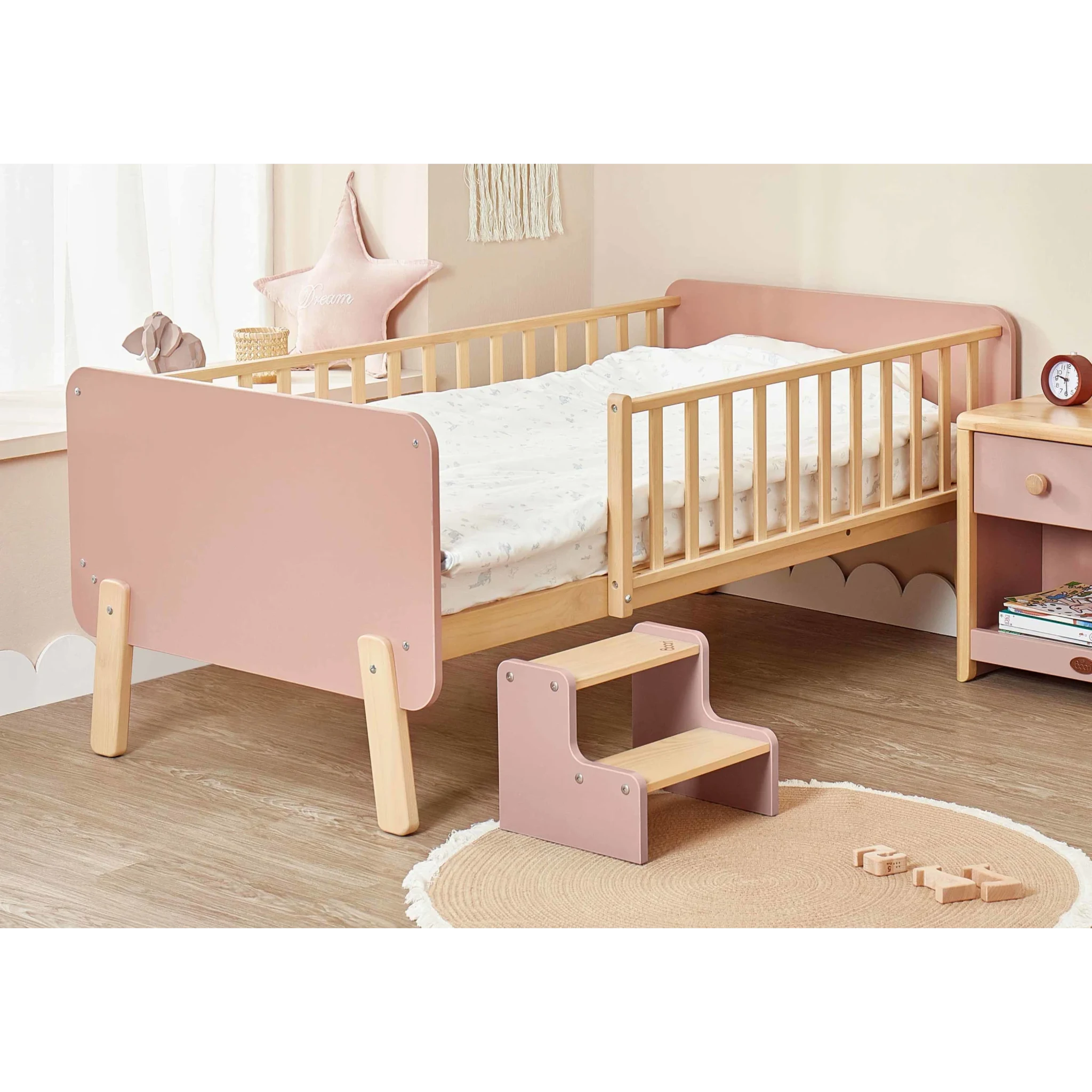 Boori Tidy Kids Foot Step Stool, Cherry