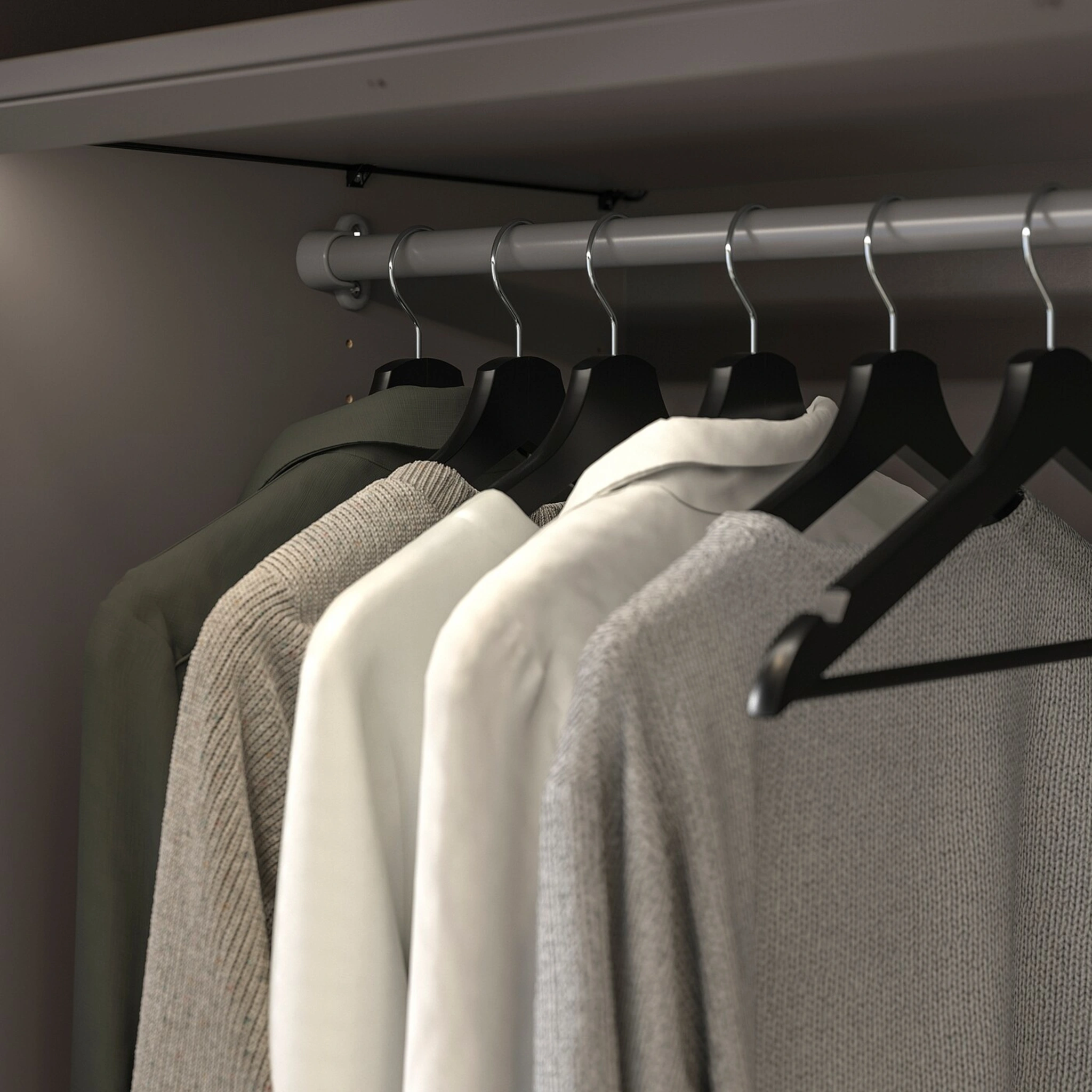 IKEA KOMPLEMENT Clothes rail 75cm Dark grey