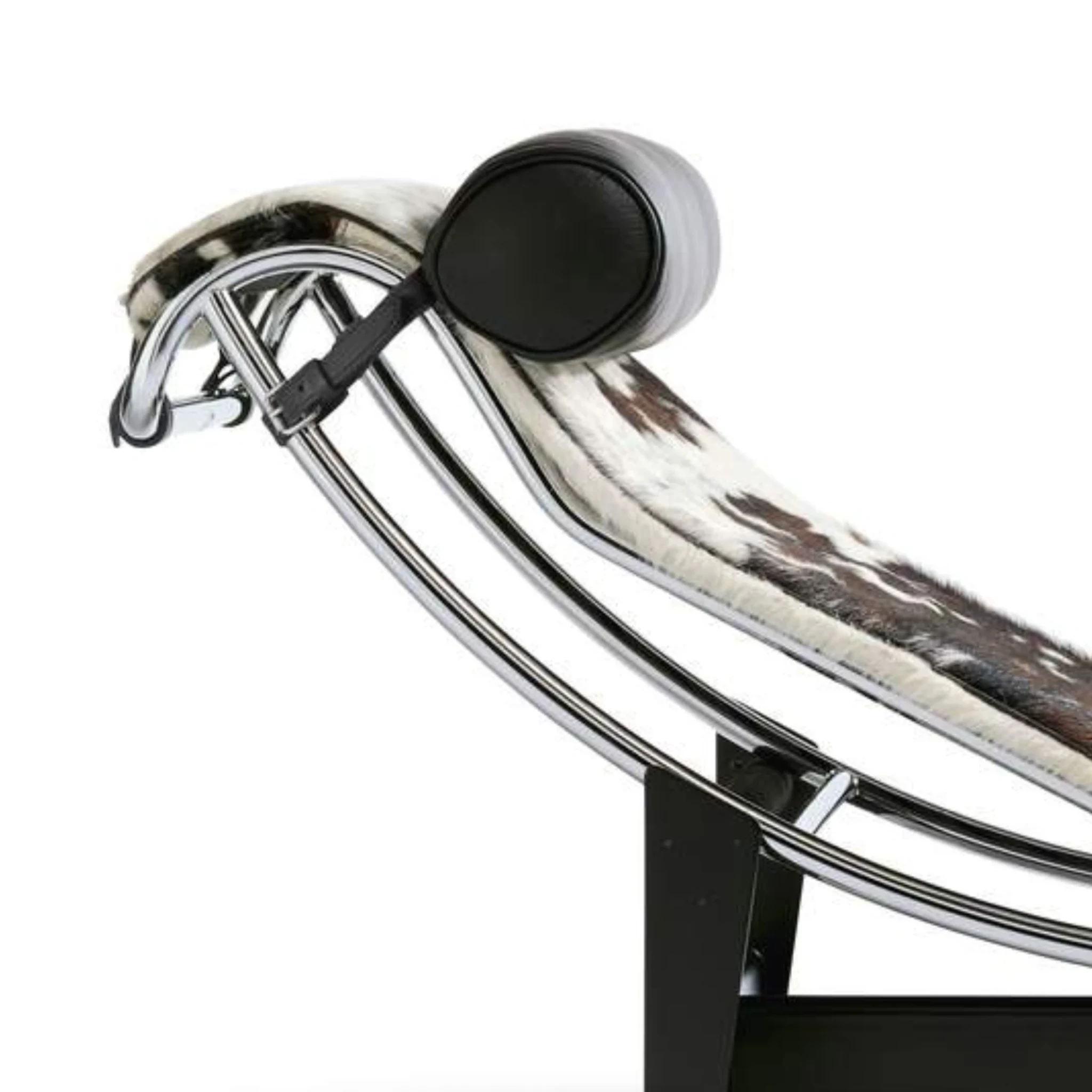 MODE Le Corbusier LC4 Chaise Lounge Replica, Cowhide Leather