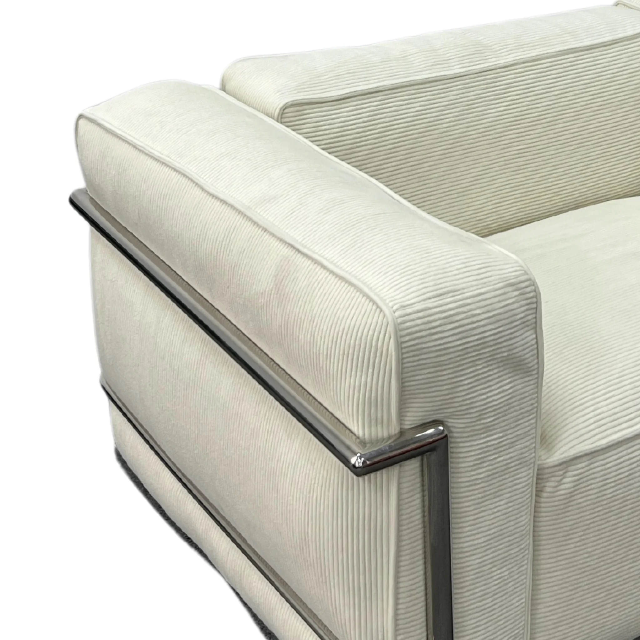 MODE Le Corbusier LC3 Sofa Replica, 1-Seater, Beige