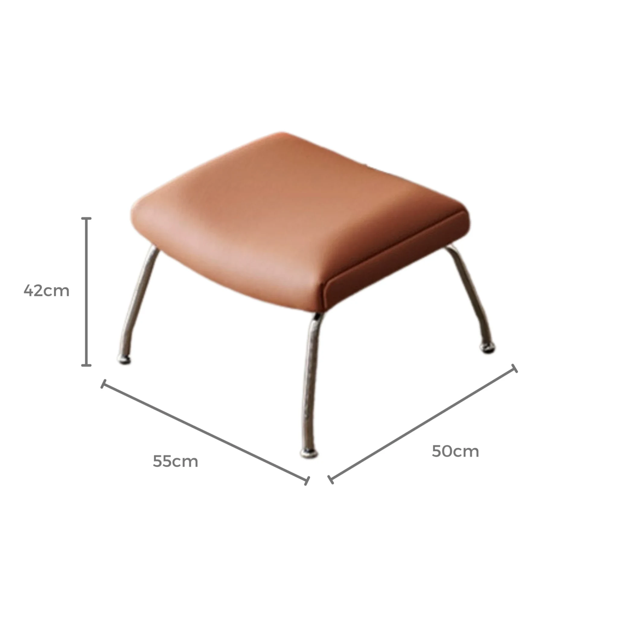 MODE Hans Wegner OX Armchair with Ottoman Replica