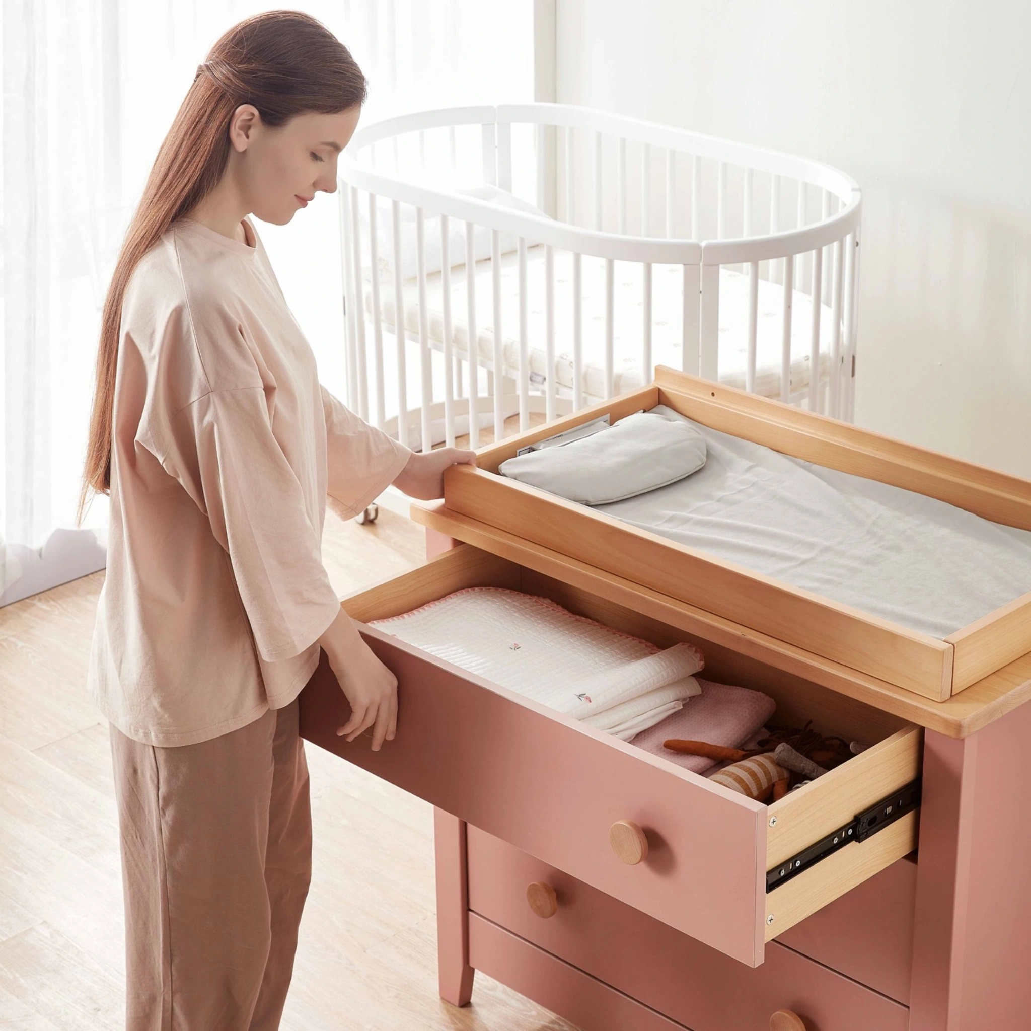 Boori Universal Kids 3 Drawer Chest V23, Cherry