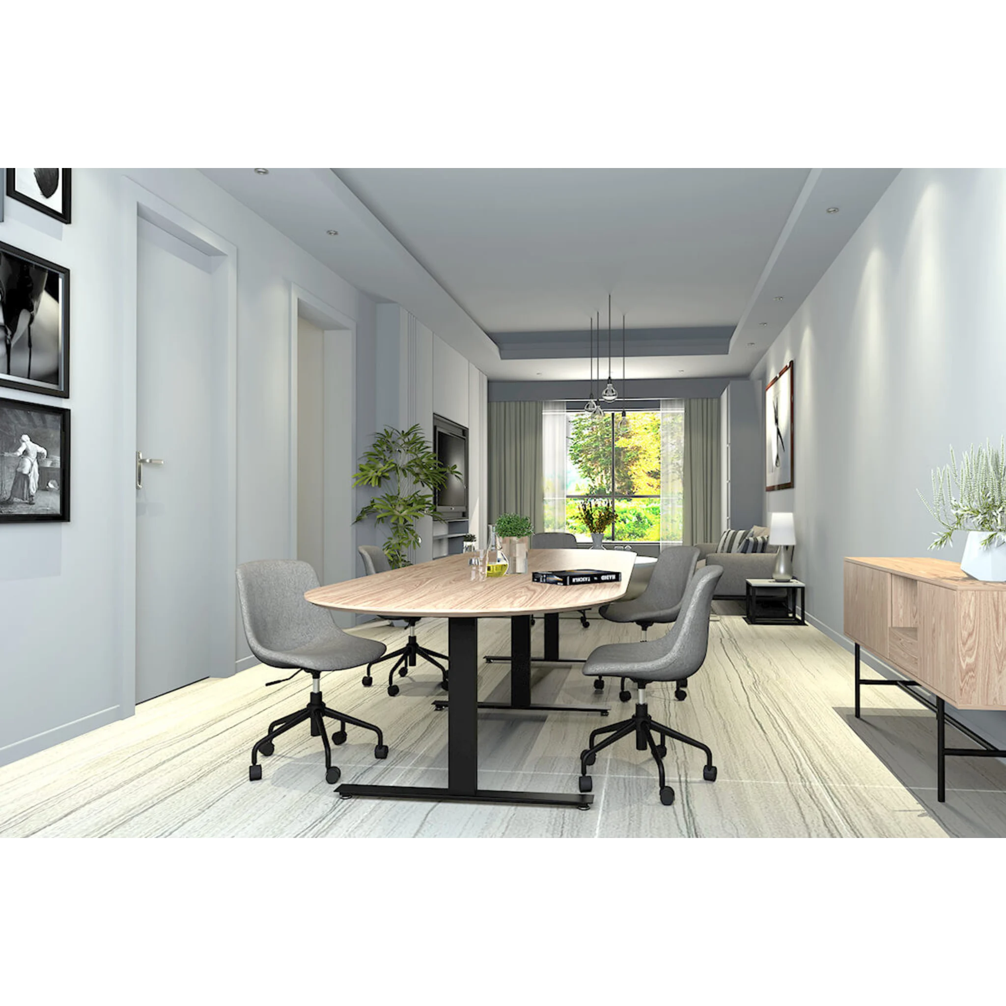 Kave Home Omo Office Chair, Grey