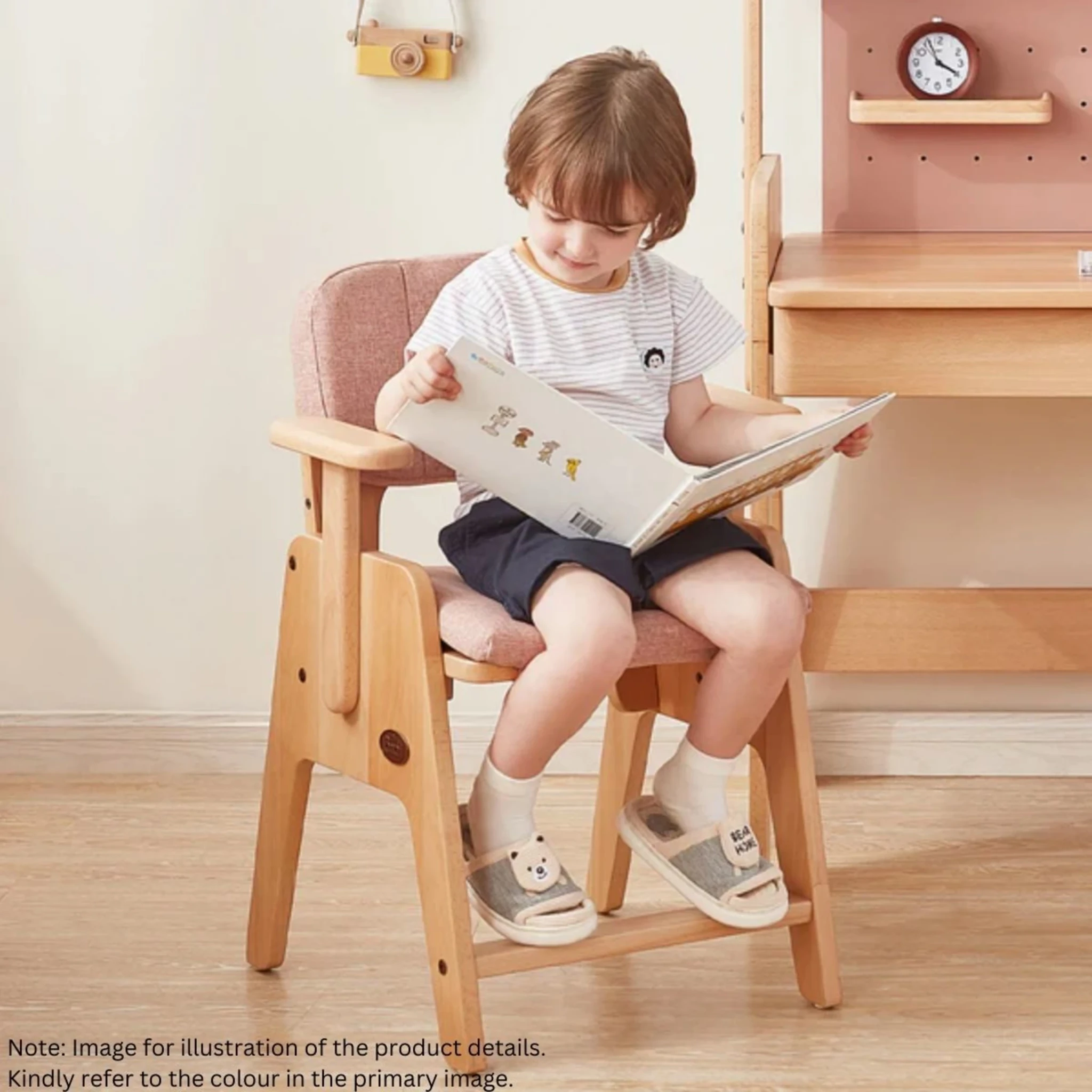 Boori Euler Kids Study Chair with Cushion Set, Blueberry