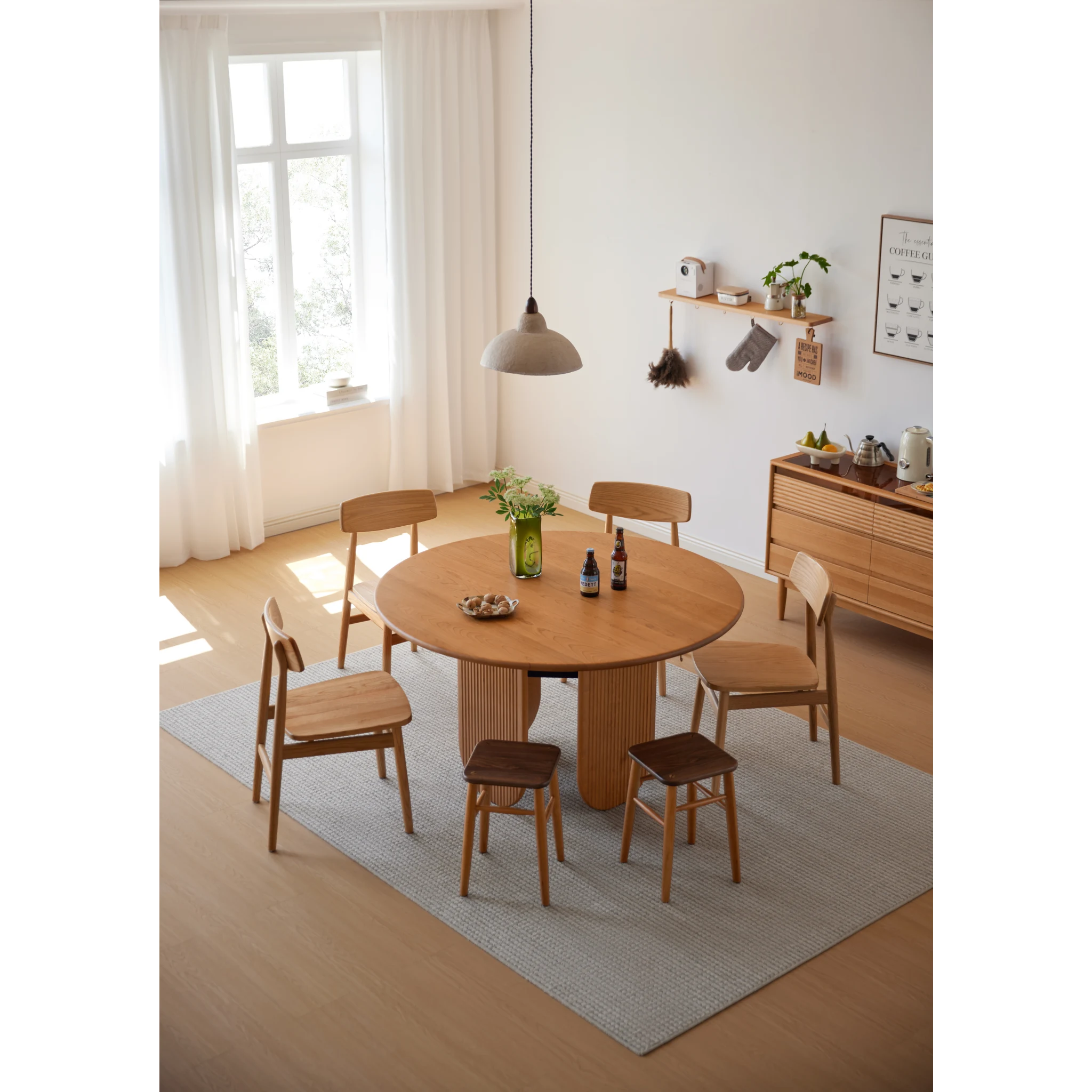 Linspire Harbor Solid Wood Dining Table 0.95m