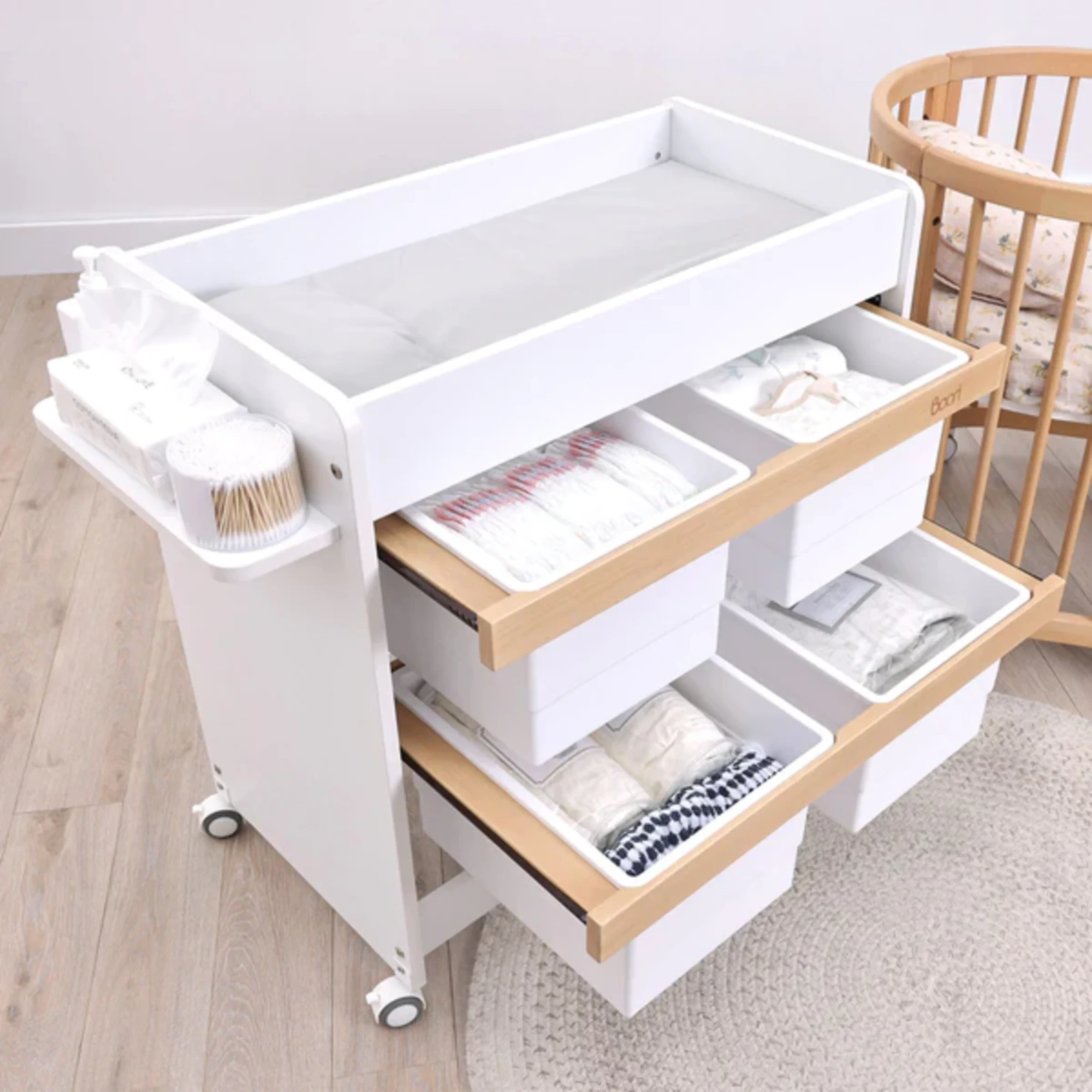 Boori Natty Kids Storage Changer, Barley