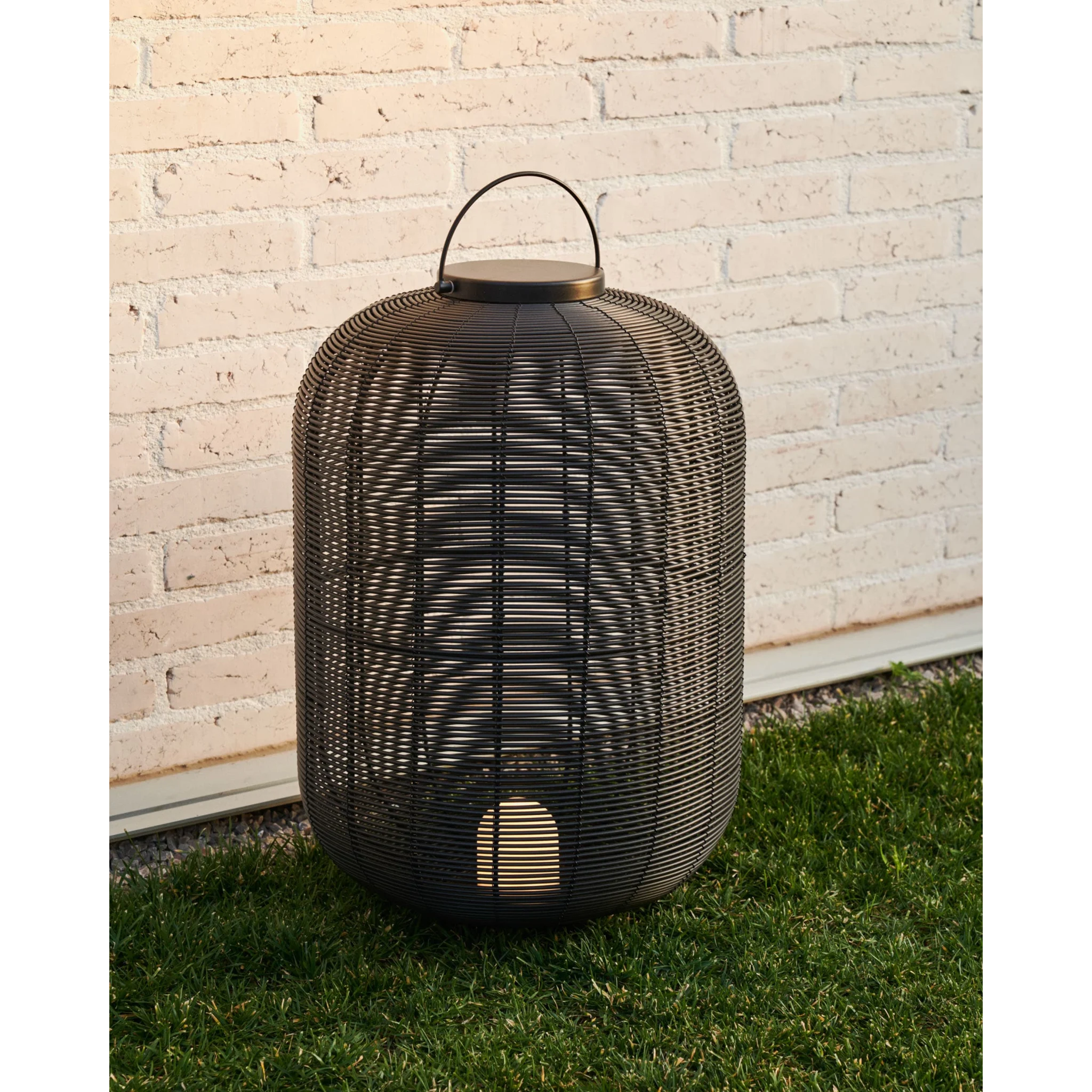 Kave Home Saranella Table Lamp, Large, Black