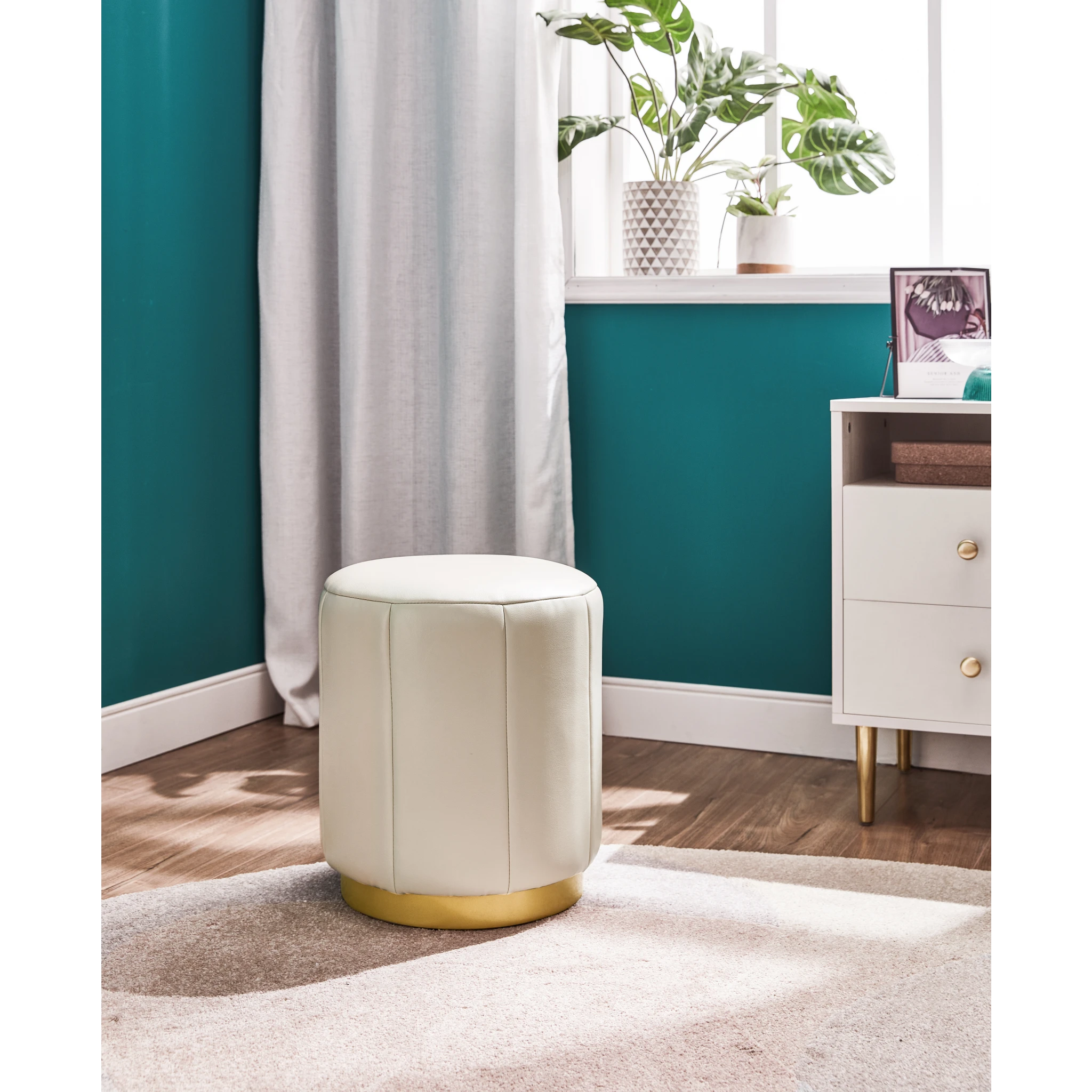 Linspire Juniper Dressing Stool, Beige