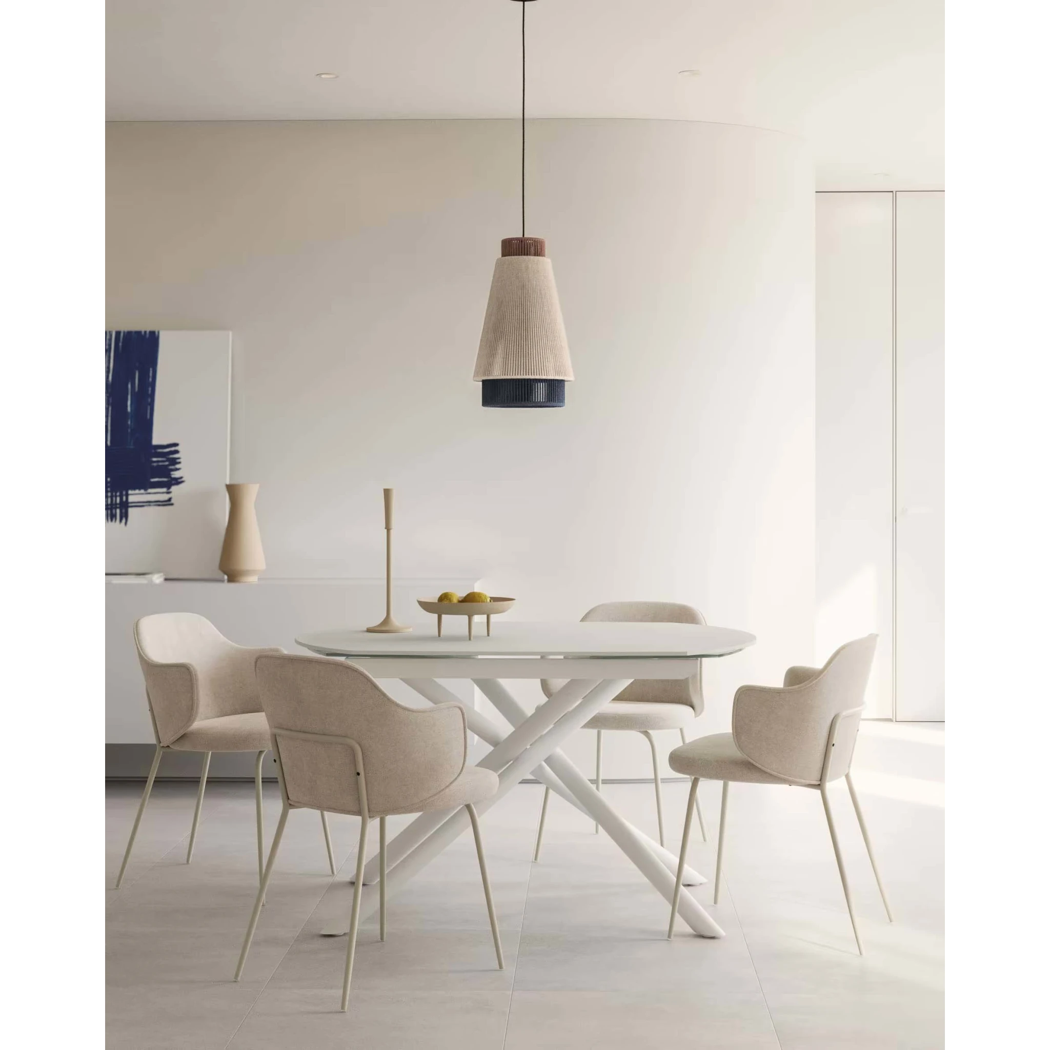 Kave Home Yunia Dining Chair, Beige