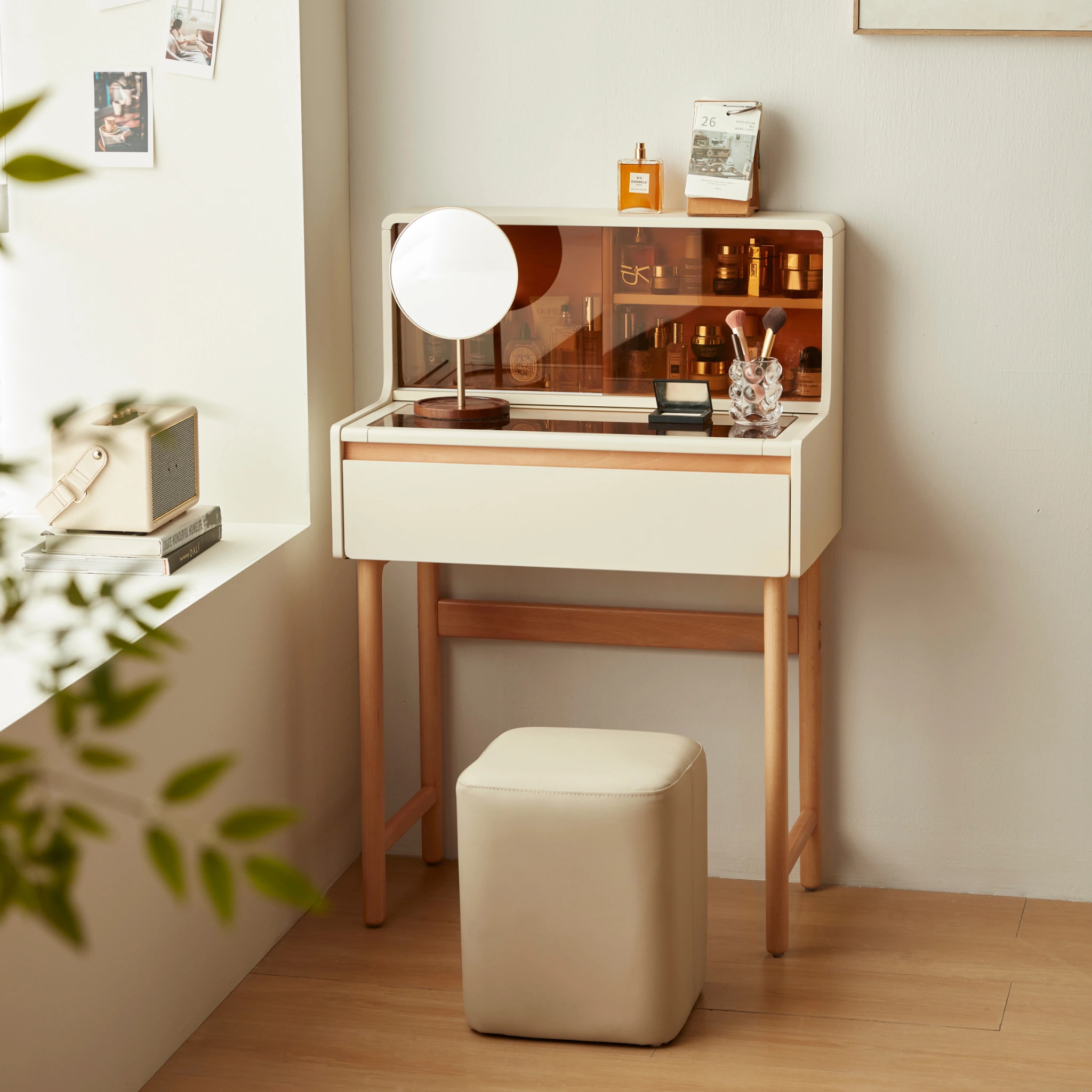 Linspire Evoke Dressing Table with Pull-Out Desktop