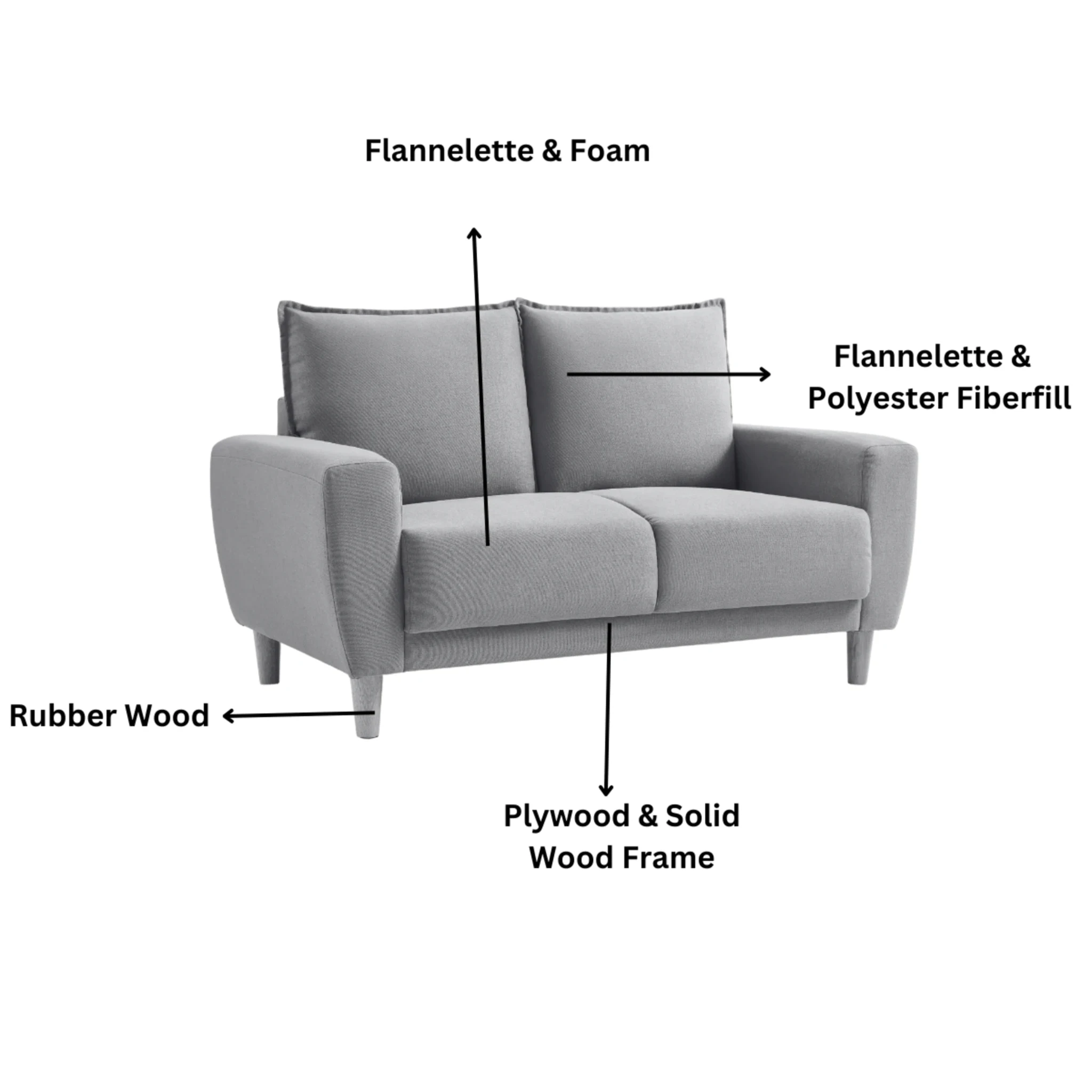 Linspire Essence Loveseat, Beige