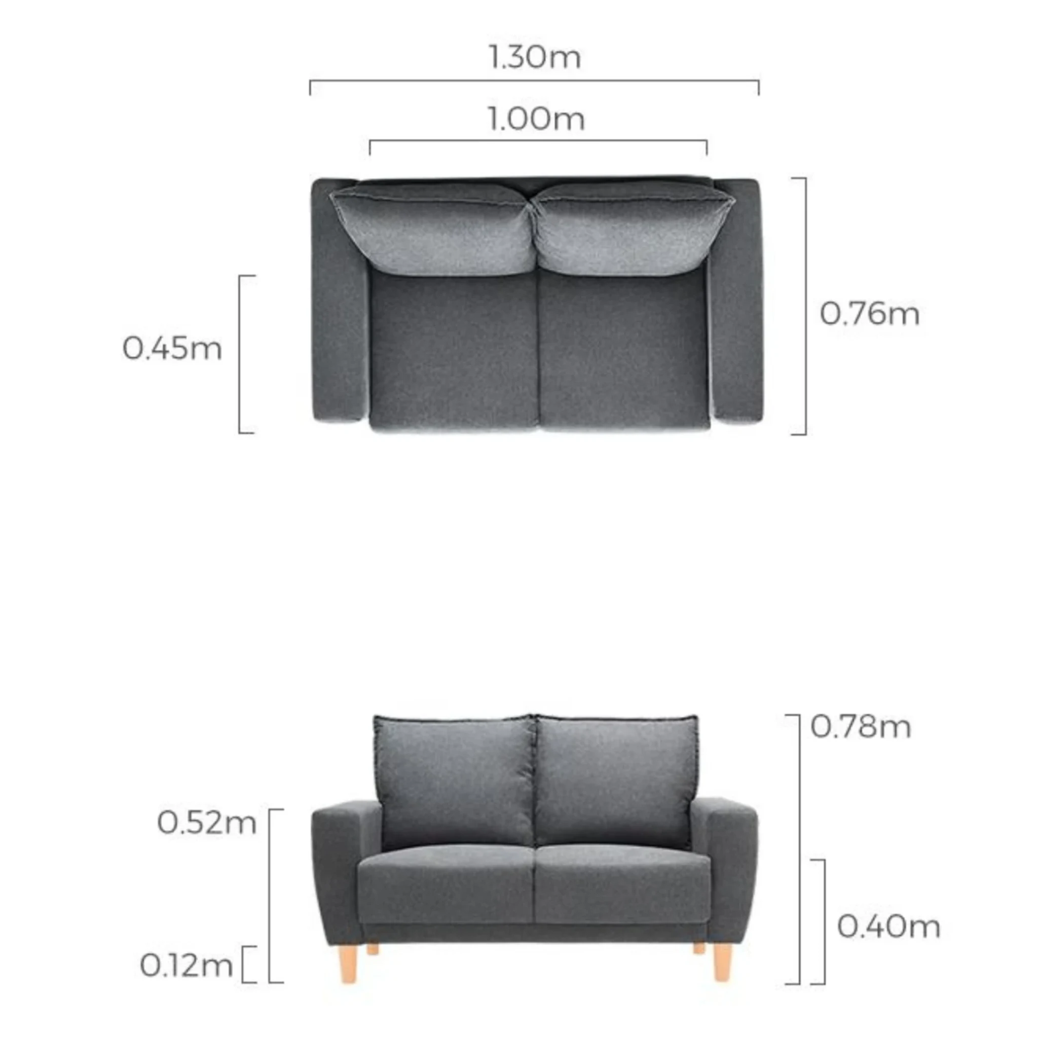 Linspire Essence Loveseat, Beige