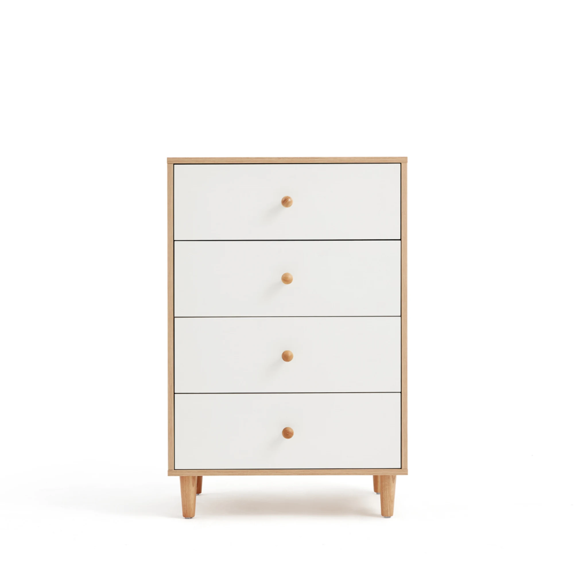 White, Natural Wood